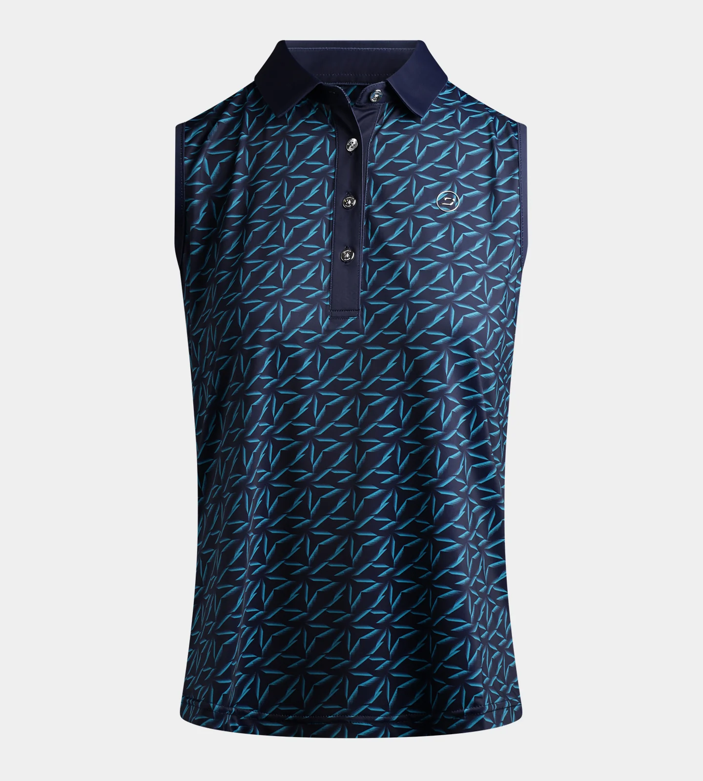 LADIES EMPIRE POLO - NAVY - Image 4
