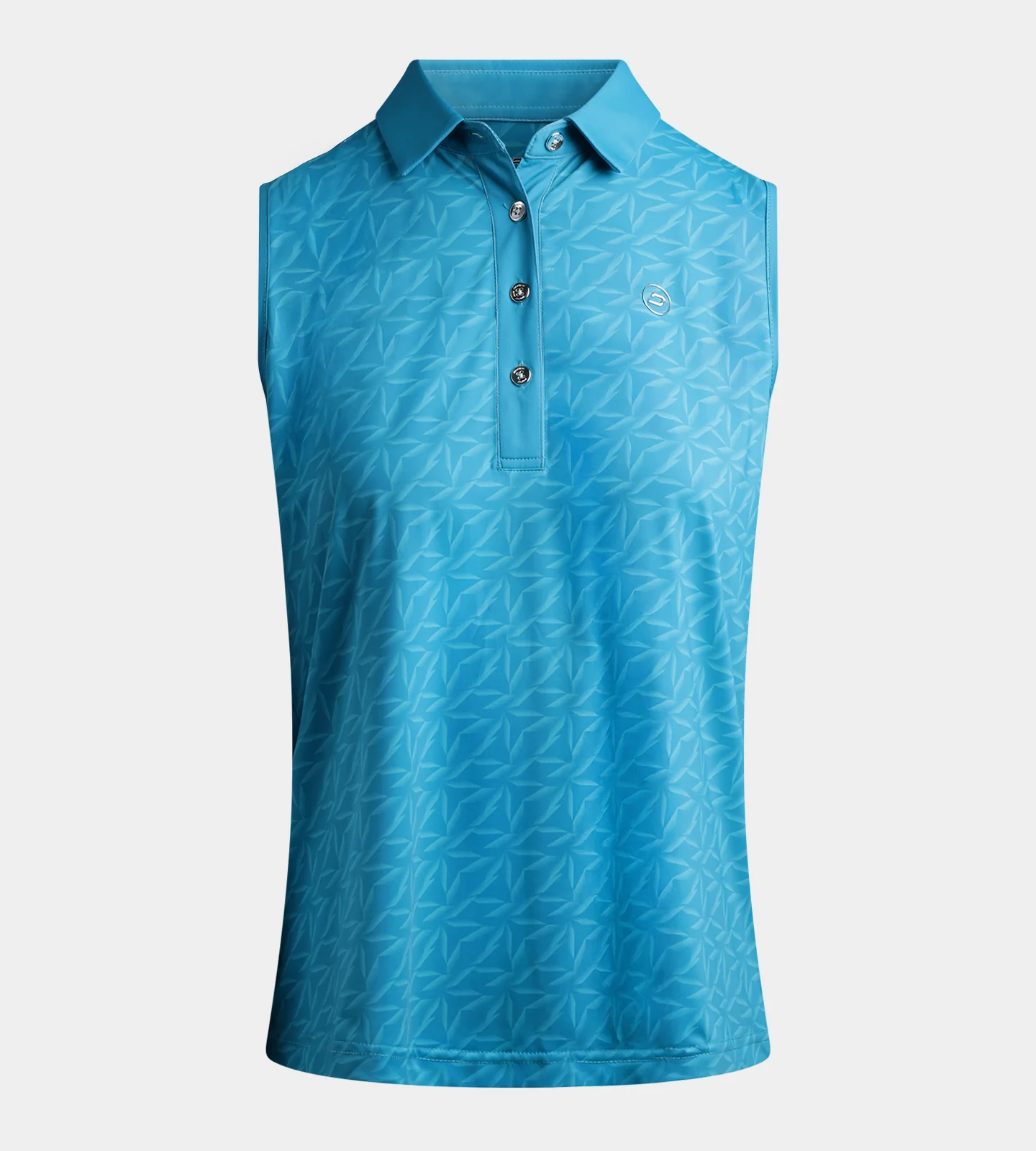 LADIES EMPIRE POLO - TEAL - Image 4