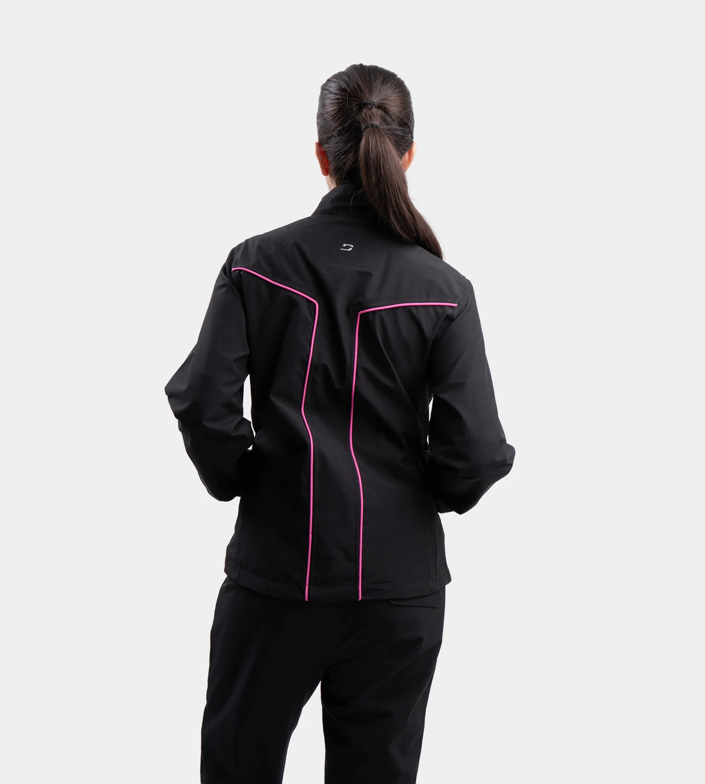 LADIES ESCAPADE RAIN JACKET - BLACK - Image 3