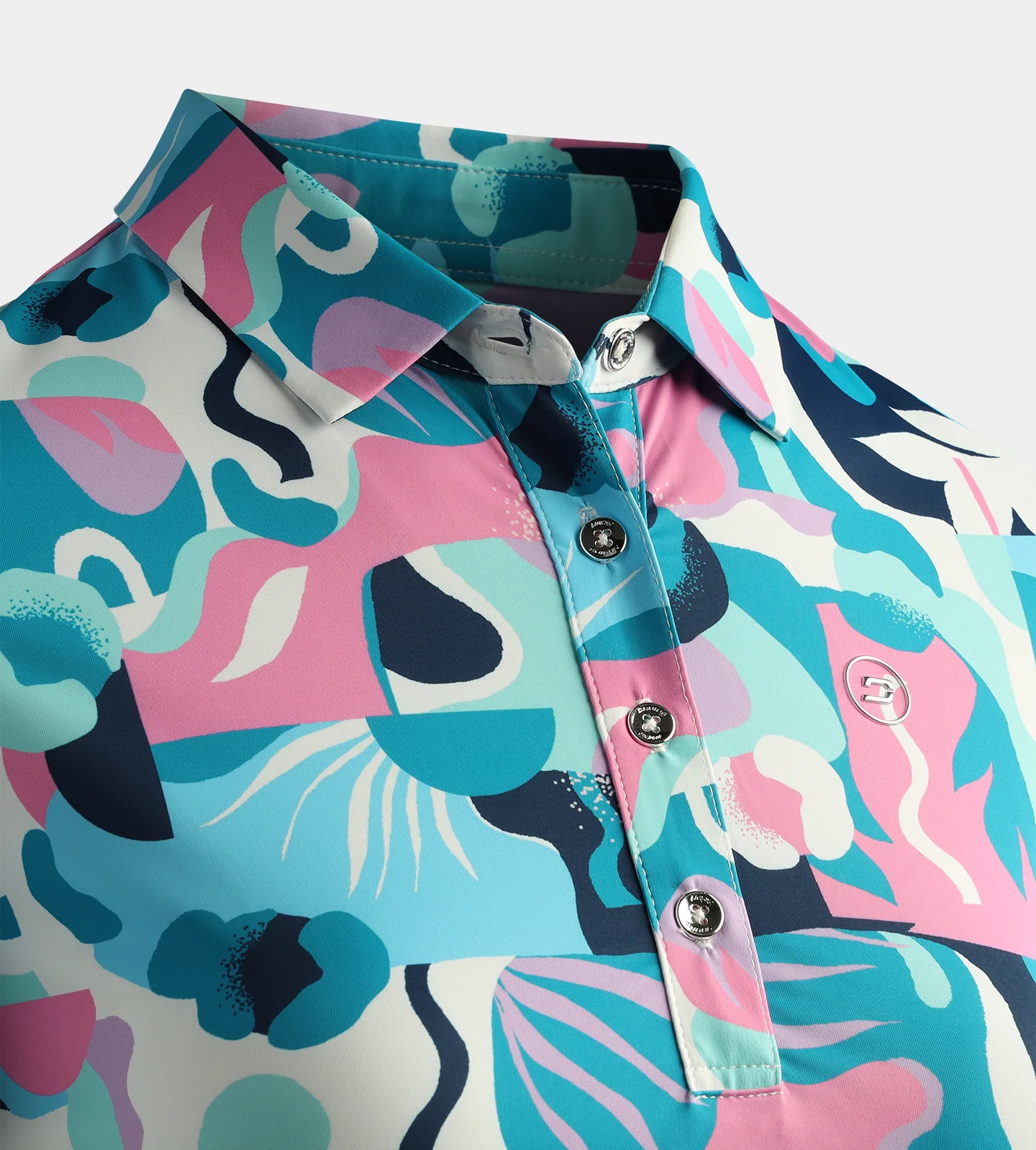 LADIES EXOTIC POLO - MINT - Image 4