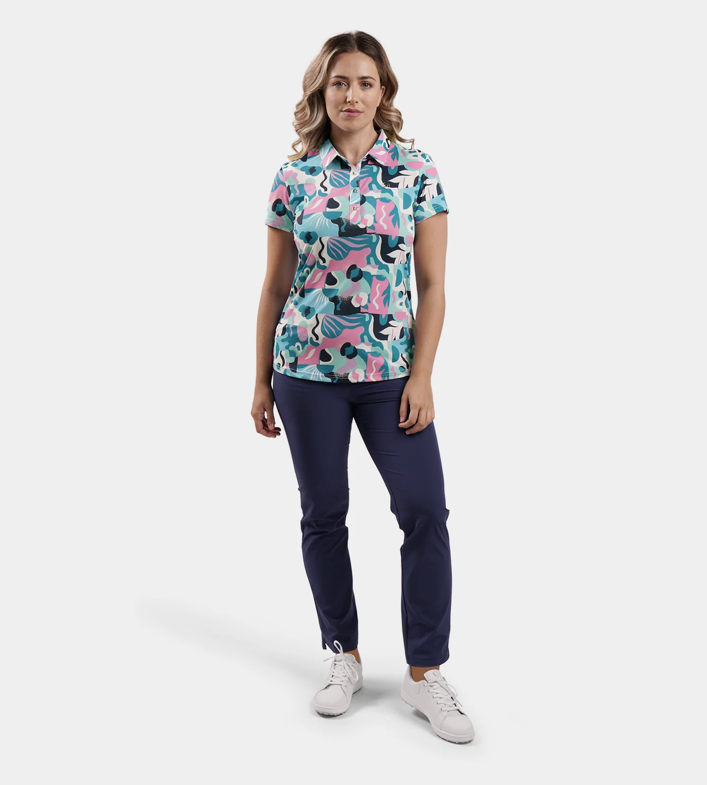 LADIES EXOTIC POLO - MINT - Image 5