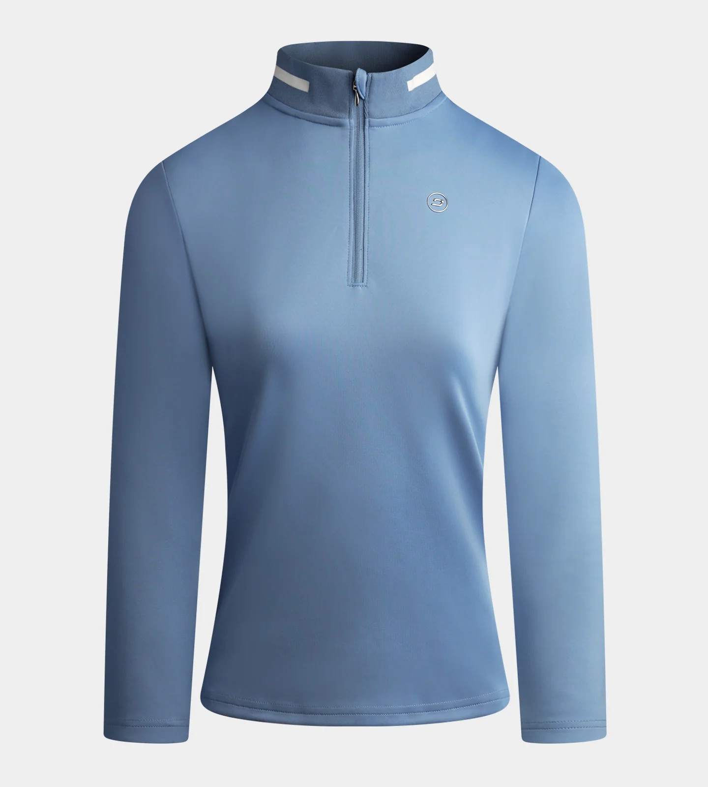 LADIES FAIRWAY FLEX MIDLAYER - DENIM - Image 3