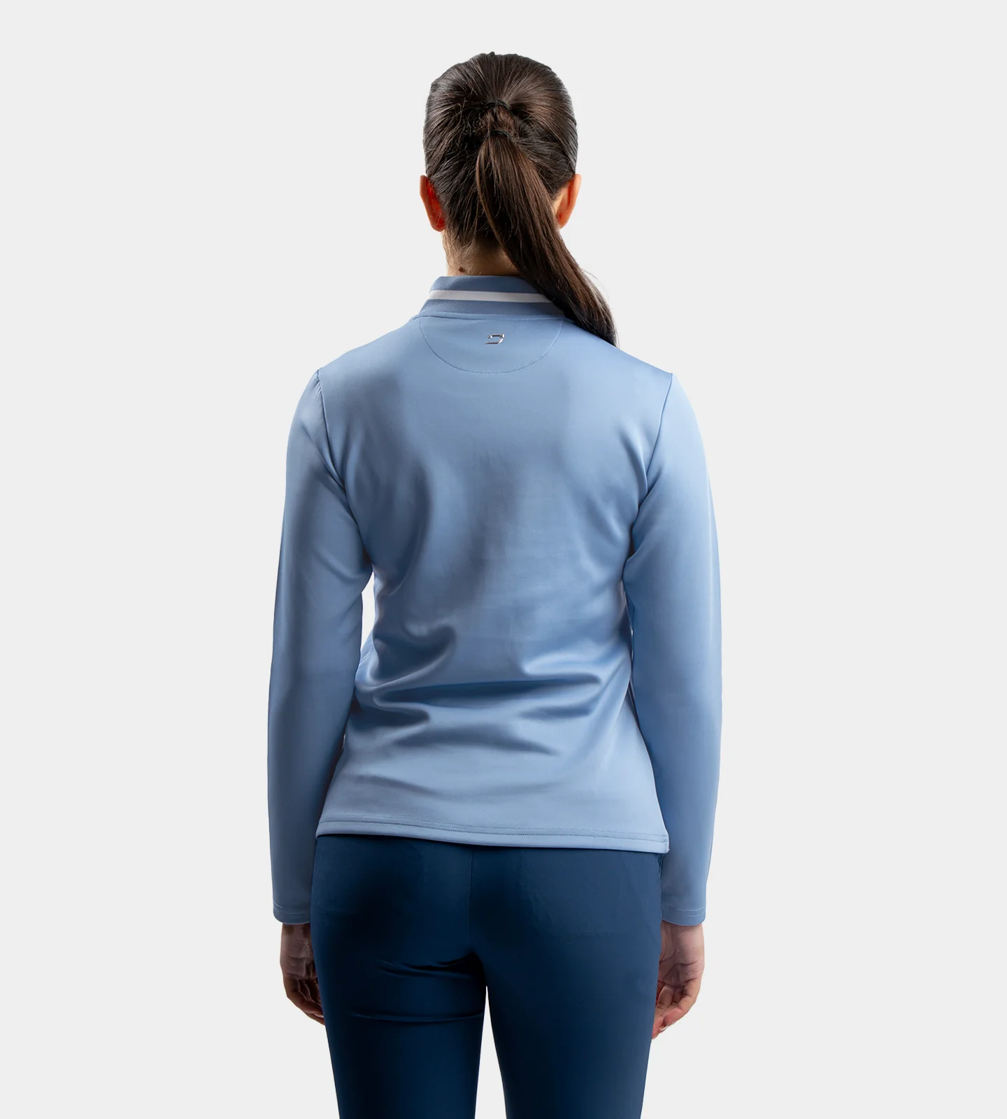 LADIES FAIRWAY FLEX MIDLAYER - DENIM - Image 4