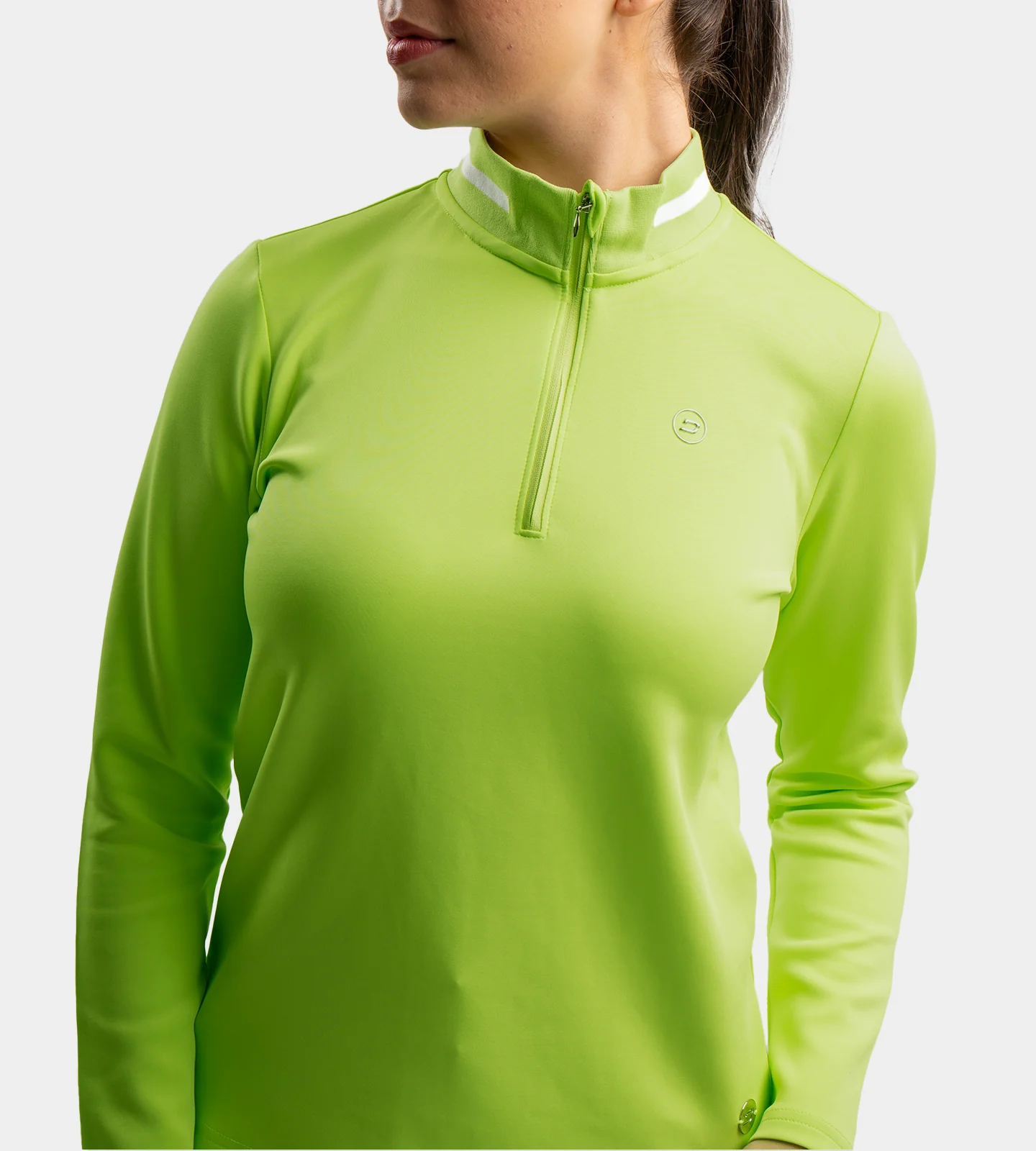 LADIES FAIRWAY FLEX MIDLAYER - LIME - Image 2