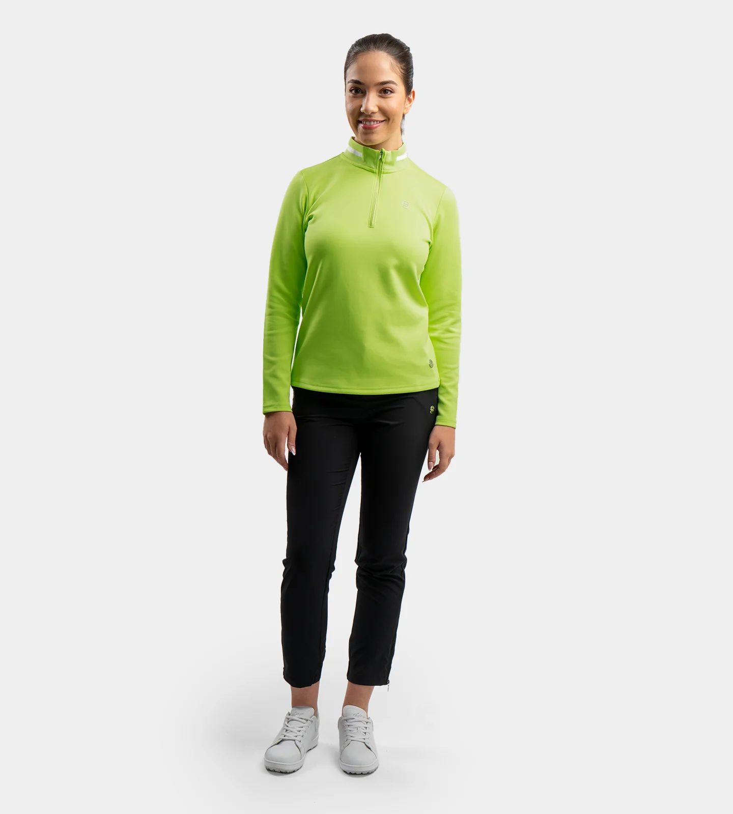 LADIES FAIRWAY FLEX MIDLAYER - LIME - Image 6
