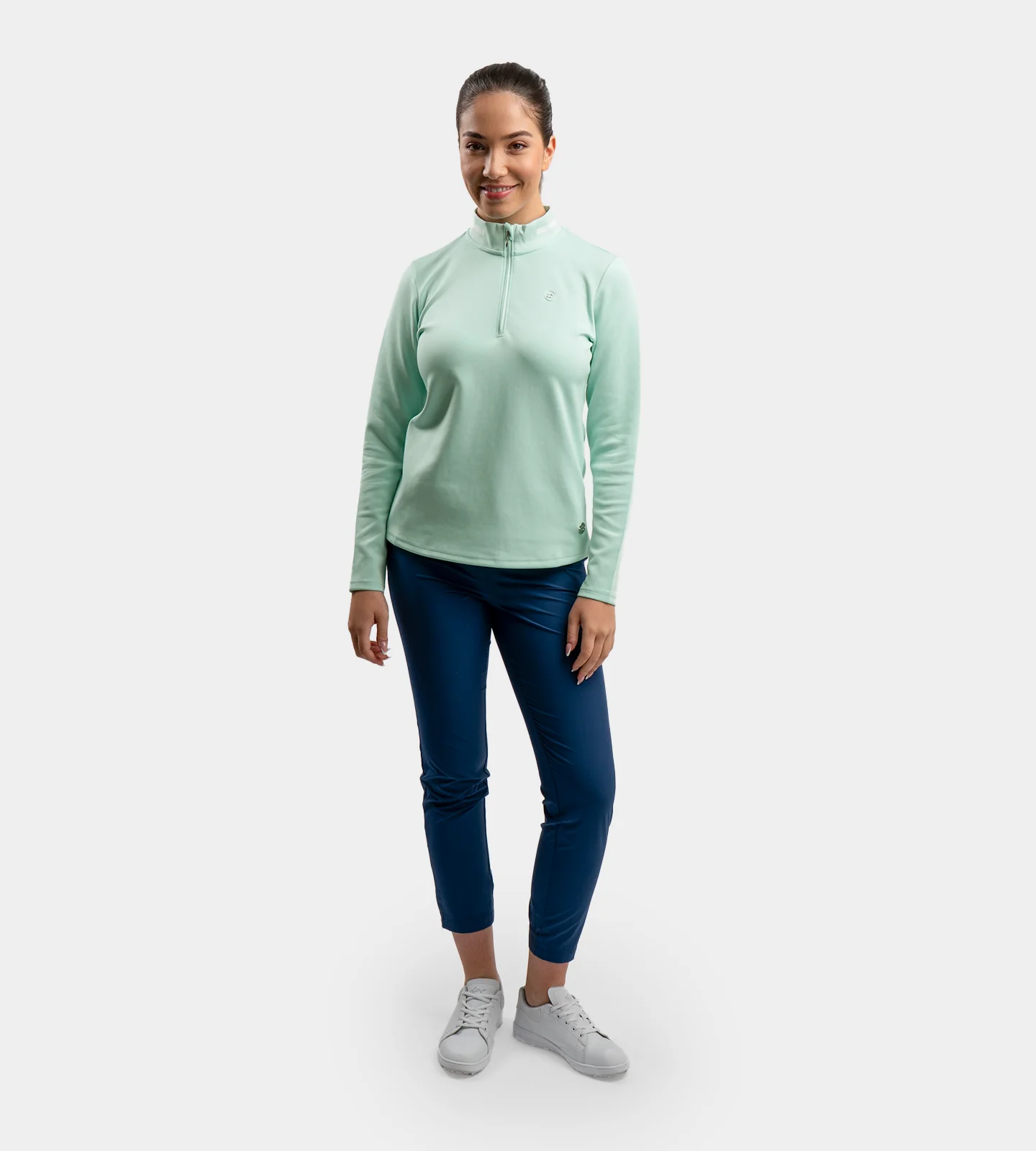 LADIES FAIRWAY FLEX MIDLAYER - MINT - Image 6