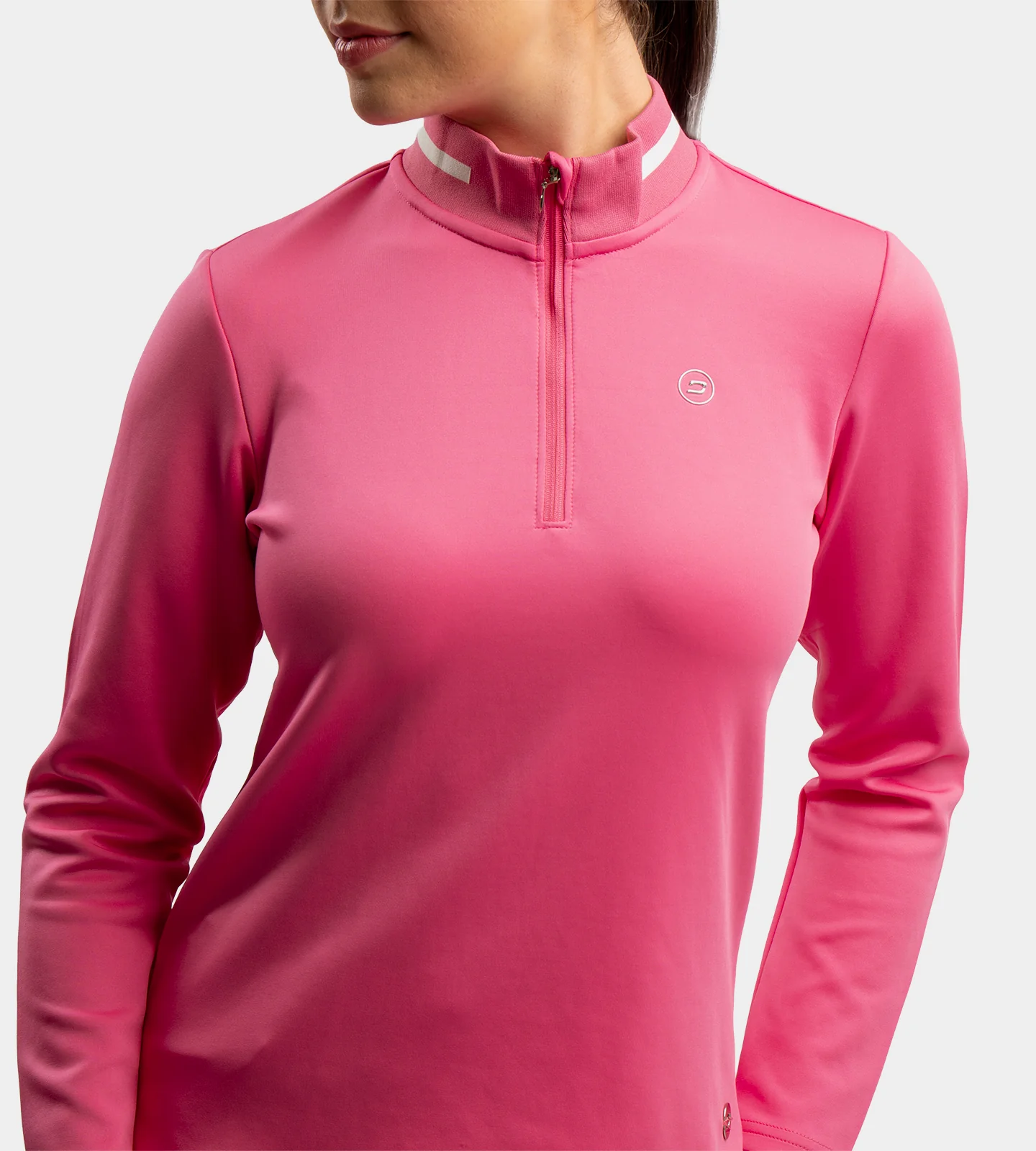 LADIES FAIRWAY FLEX MIDLAYER - PINK - Image 2