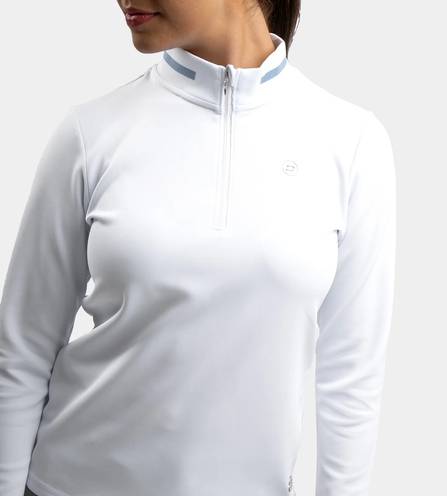 LADIES FAIRWAY FLEX MIDLAYER - WHITE - Image 2