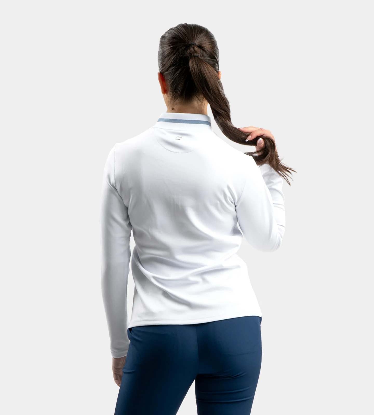 LADIES FAIRWAY FLEX MIDLAYER - WHITE - Image 4