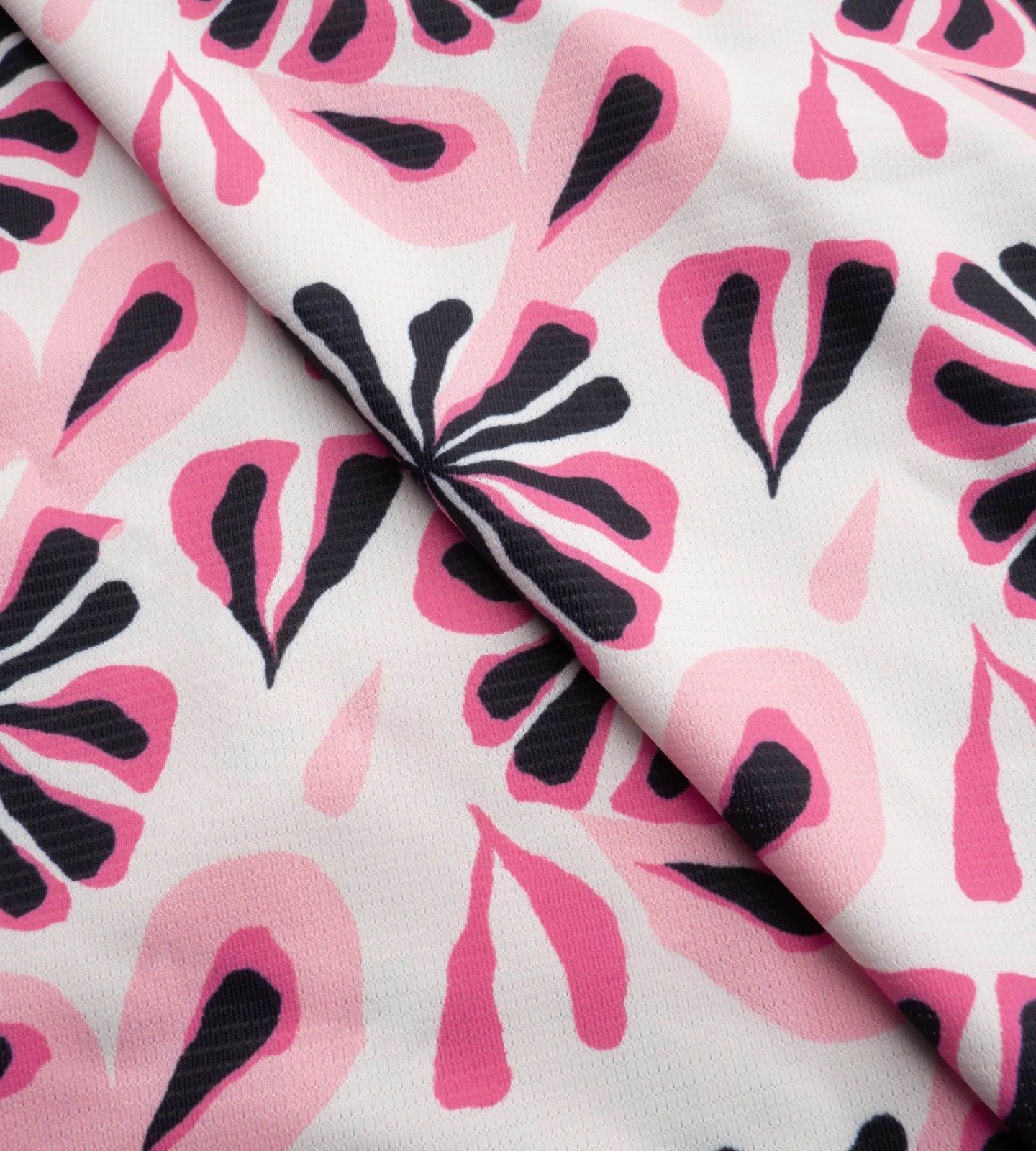 LADIES FLORAL POLO - BLUSH - Image 5