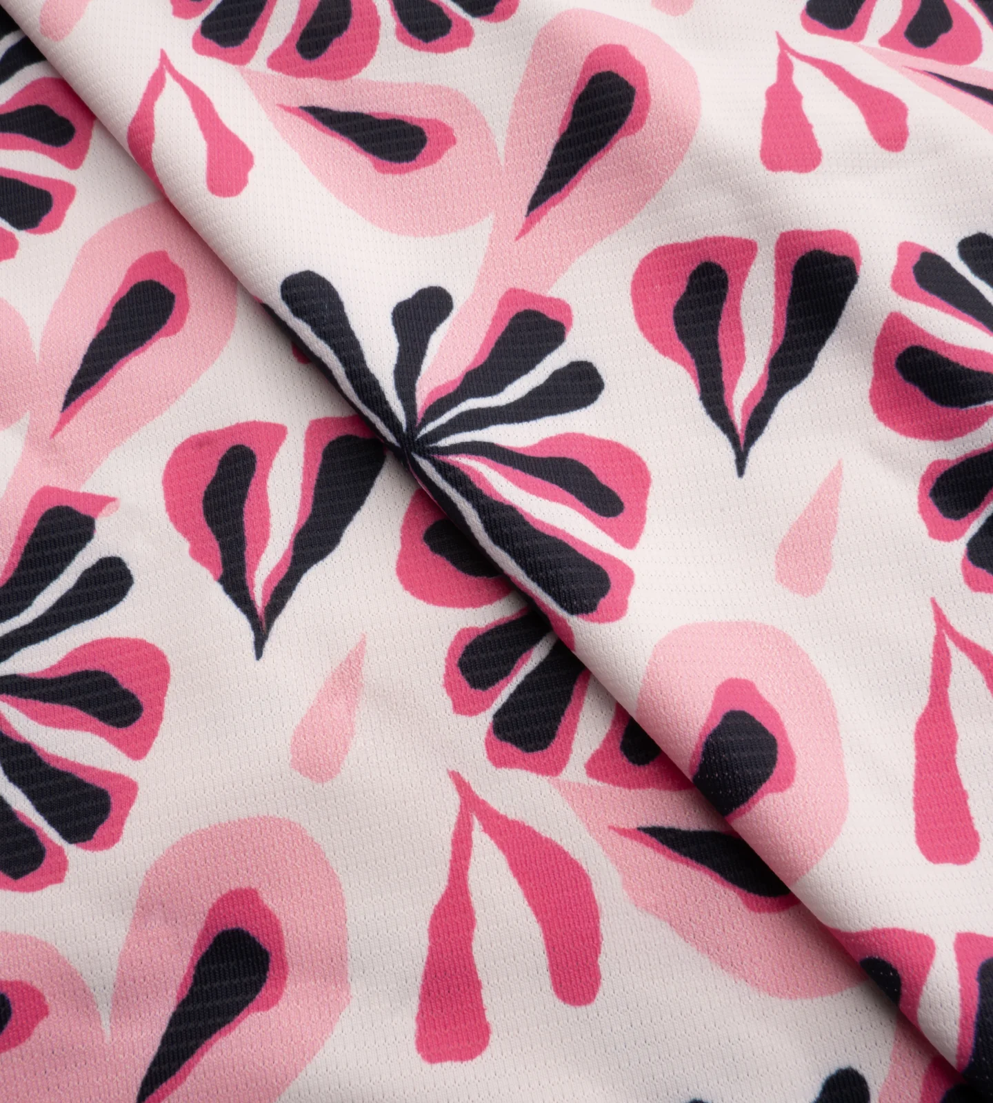 LADIES FLORAL SLEEVELESS POLO - BLUSH - Image 4