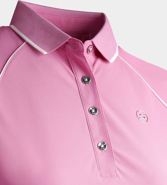 LADIES FORM POLO - PINK - Image 6