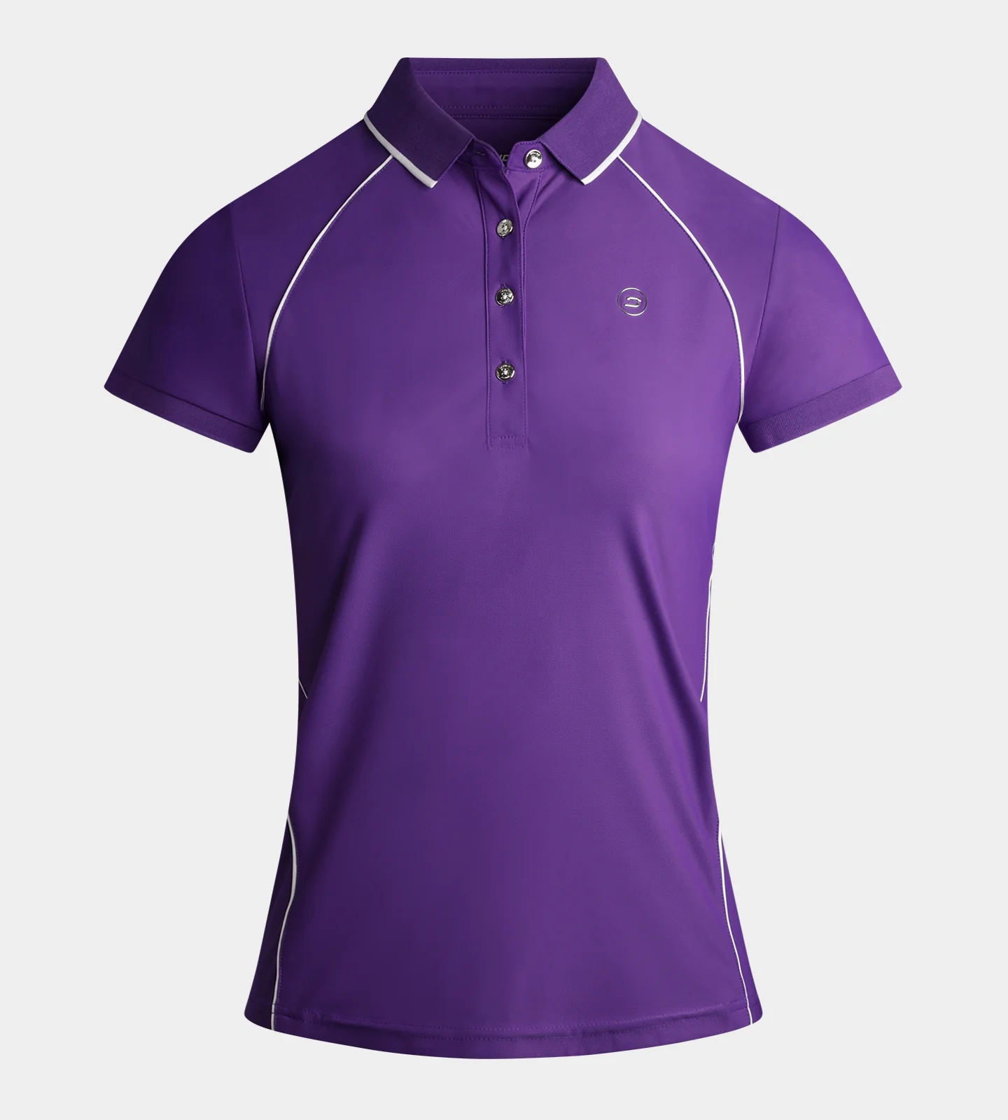 LADIES FORM POLO - PURPLE - Image 4