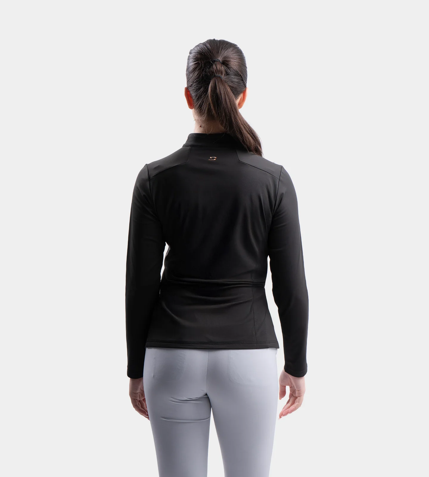 LADIES GALACTIC MIDLAYER - BLACK - Image 3