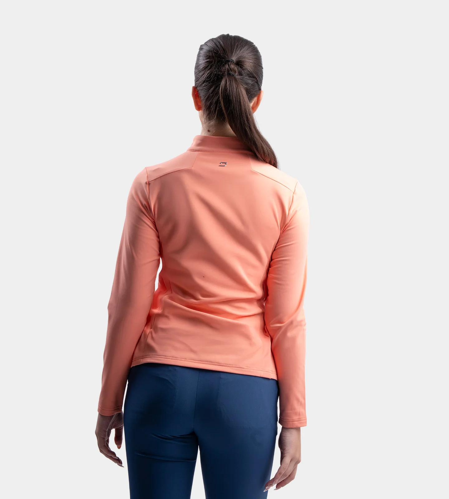 LADIES GALACTIC MIDLAYER - CORAL - Image 3