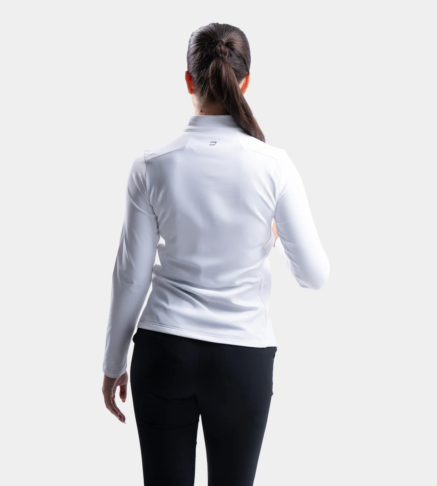 LADIES GALACTIC MIDLAYER - WHITE - Image 3