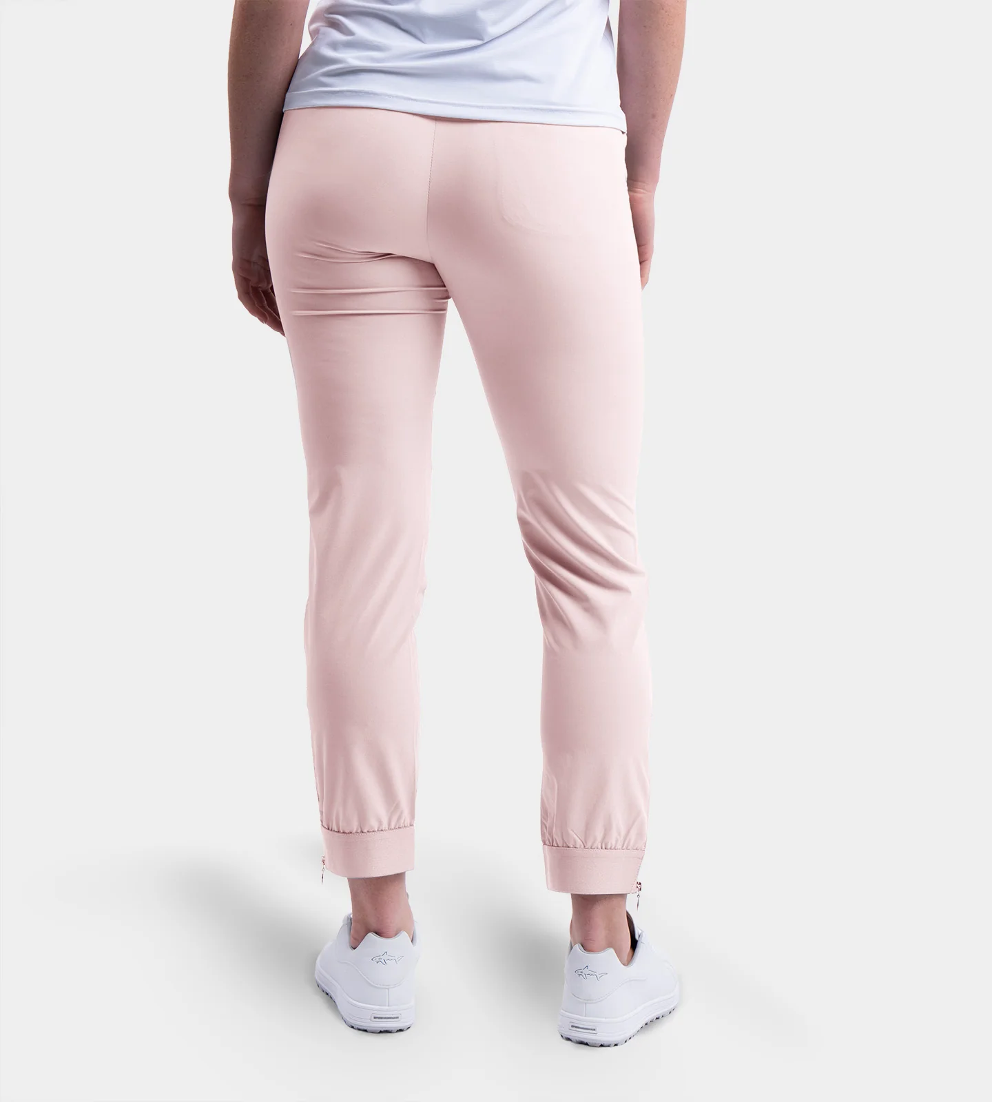 LADIES GOLF JOGGERS - BLUSH - Image 3