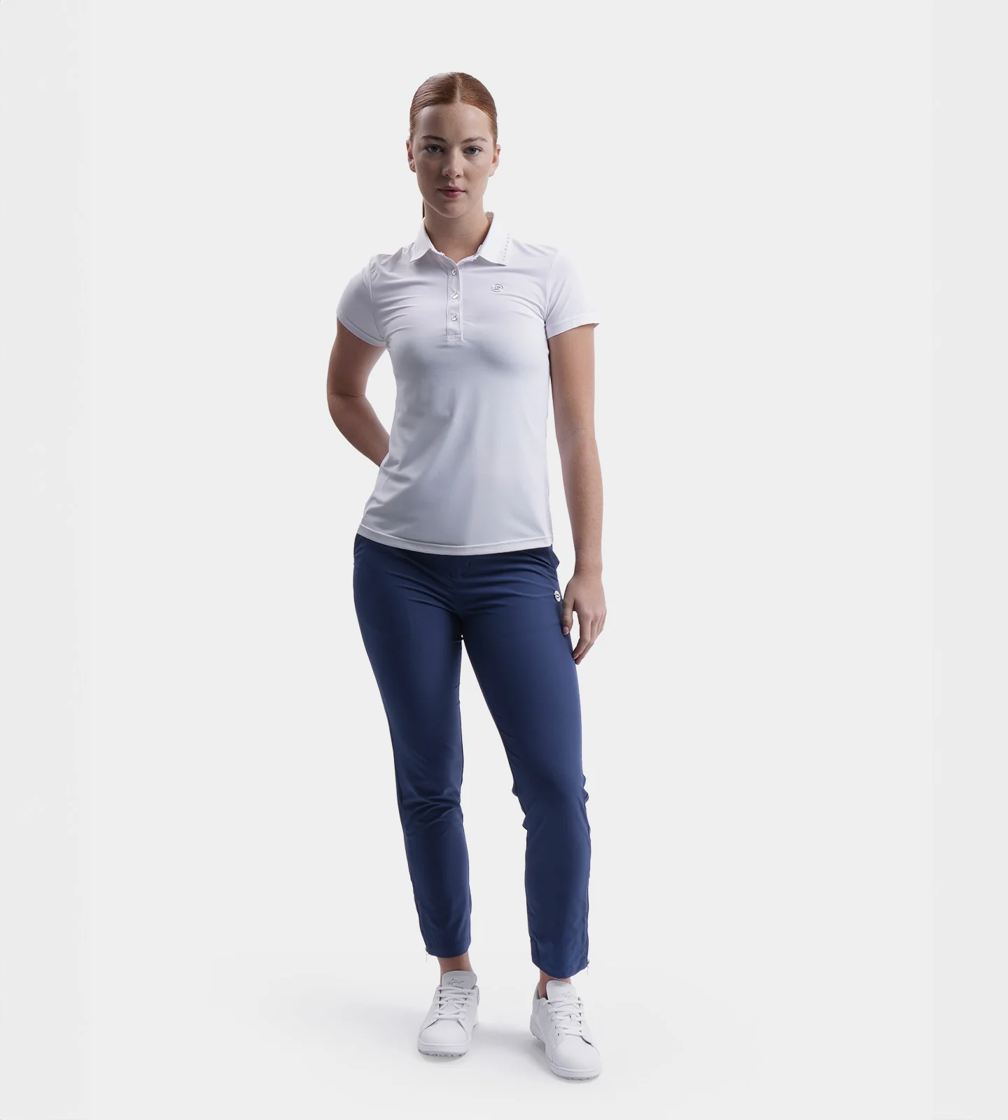 LADIES GOLF JOGGERS - NAVY - Image 2