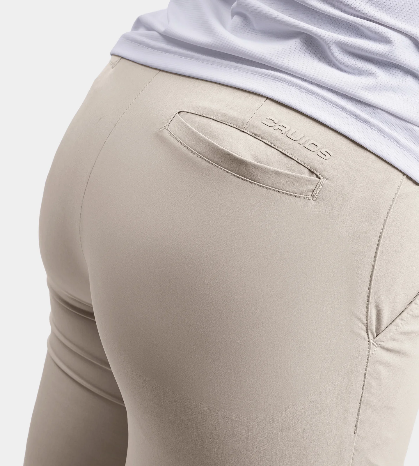 LADIES GOLF JOGGERS - STONE - Image 4