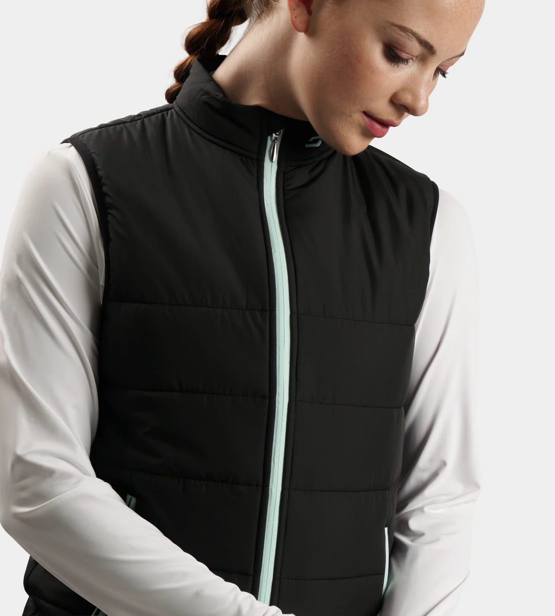 LADIES GRACIE GILET - BLACK - Image 2