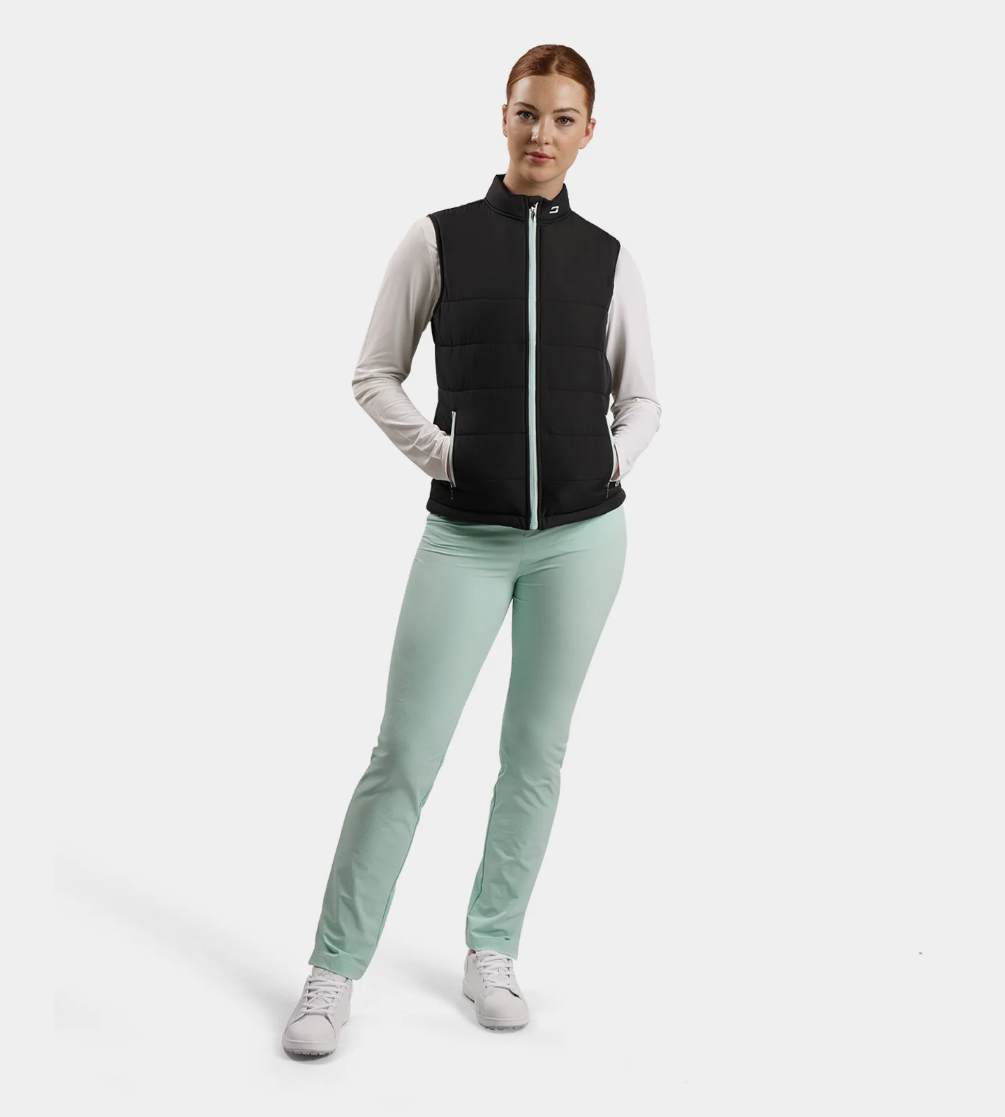 LADIES GRACIE GILET - BLACK - Image 5