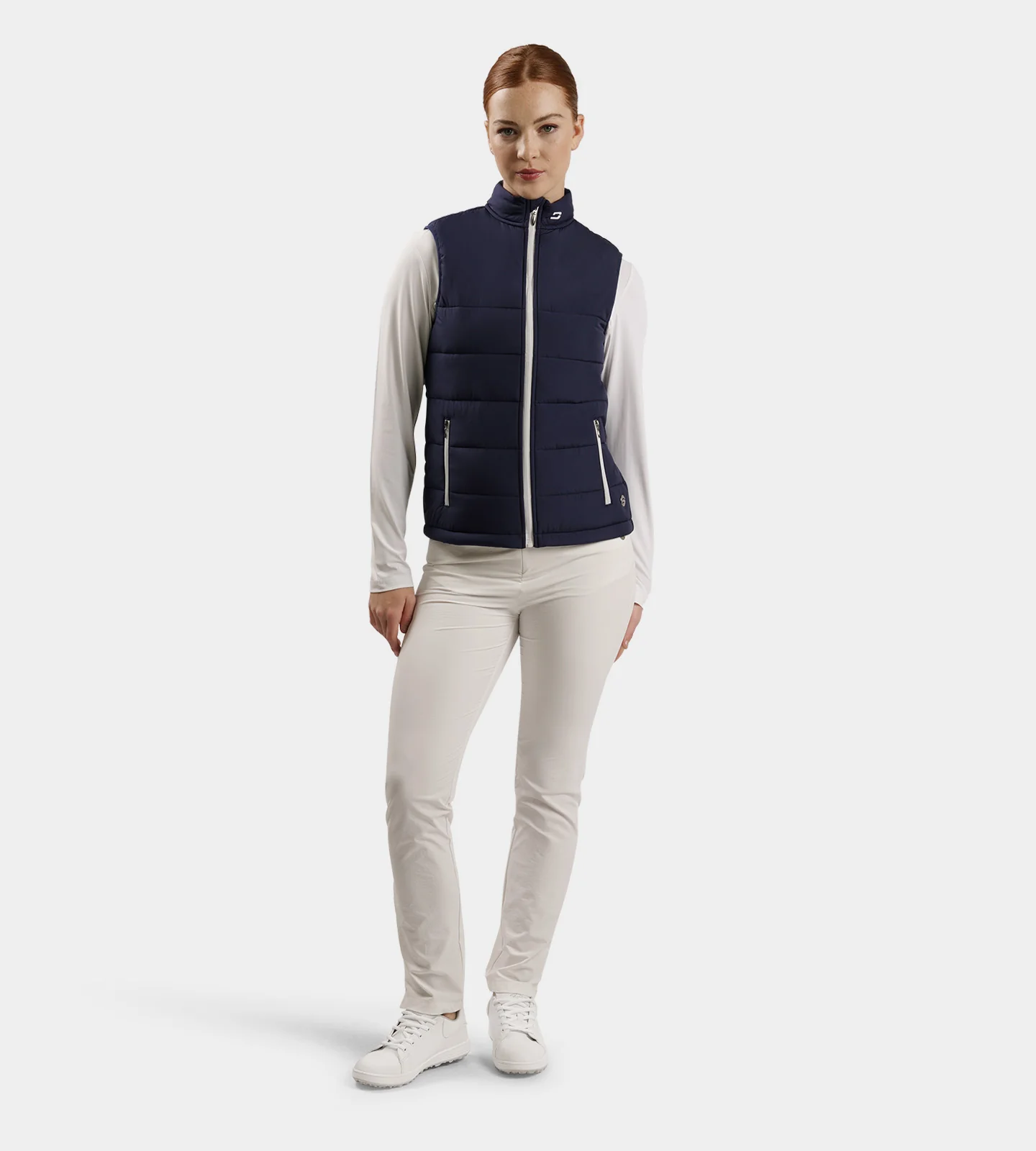 LADIES GRACIE GILET - NAVY - Image 5