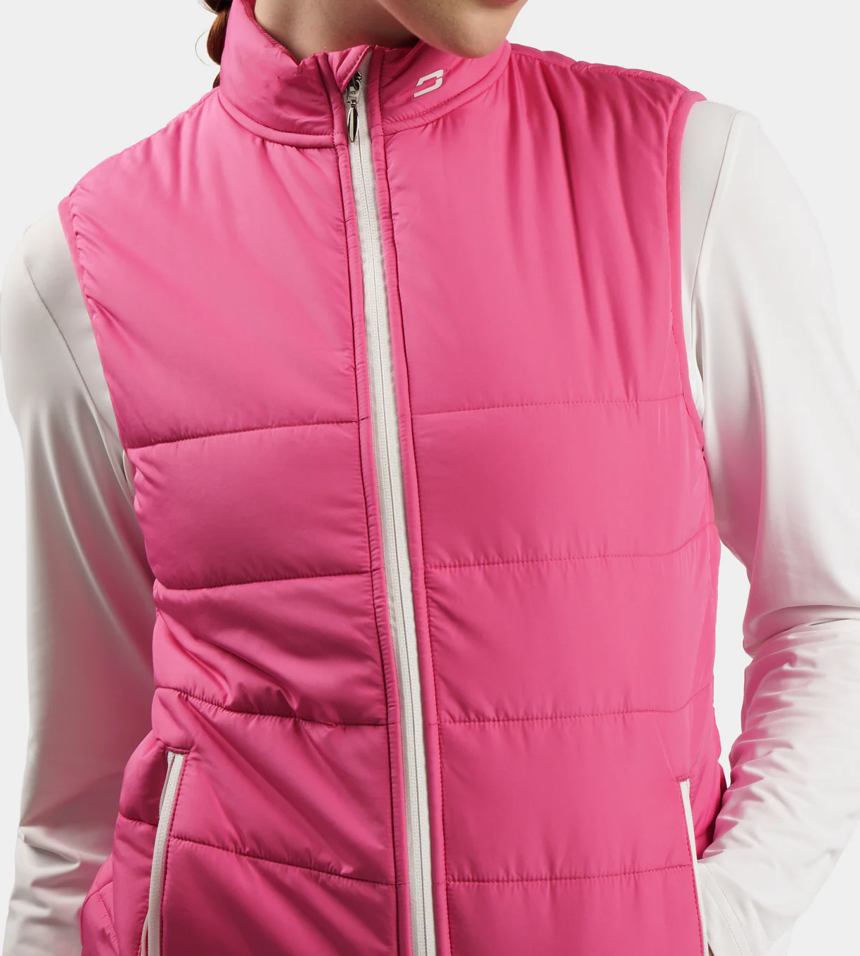 LADIES GRACIE GILET - PINK - Image 2