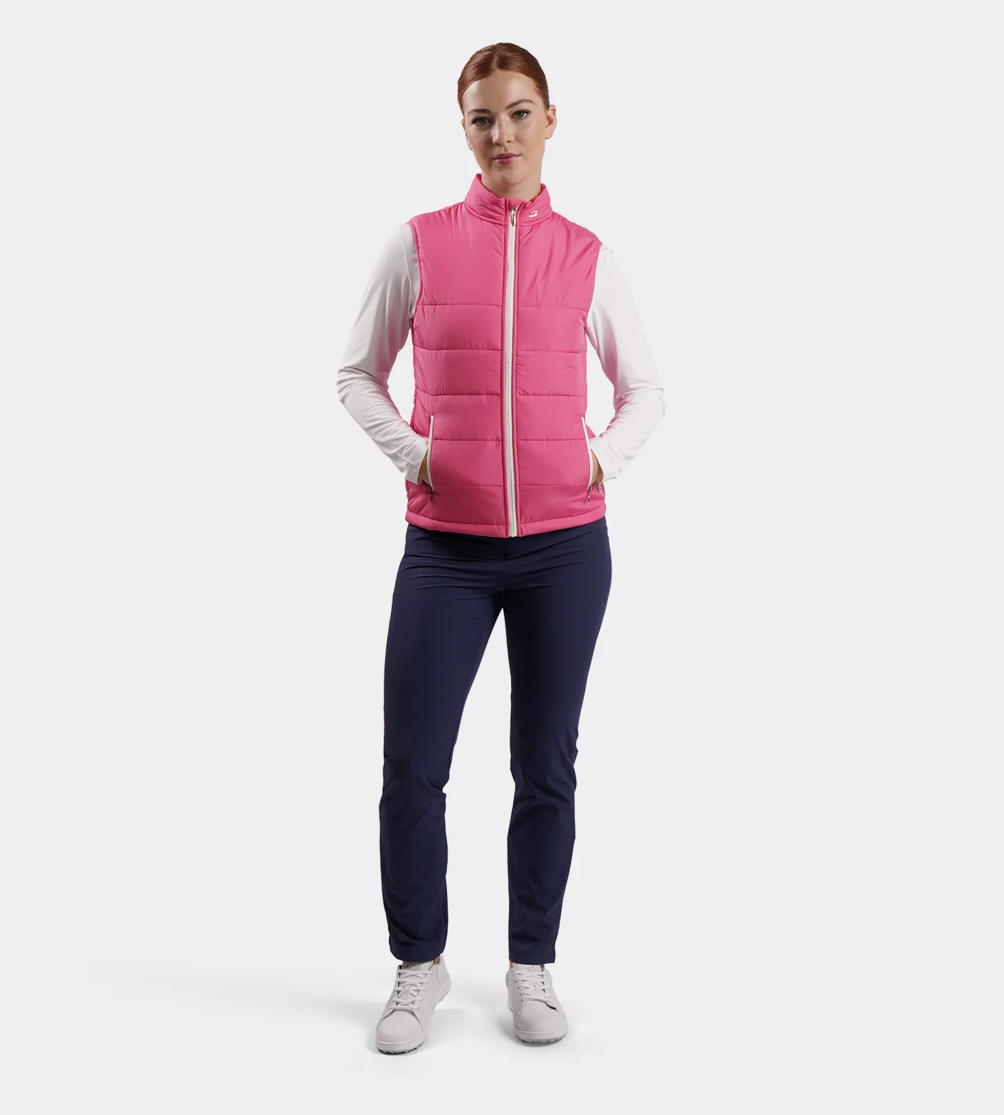 LADIES GRACIE GILET - PINK - Image 4