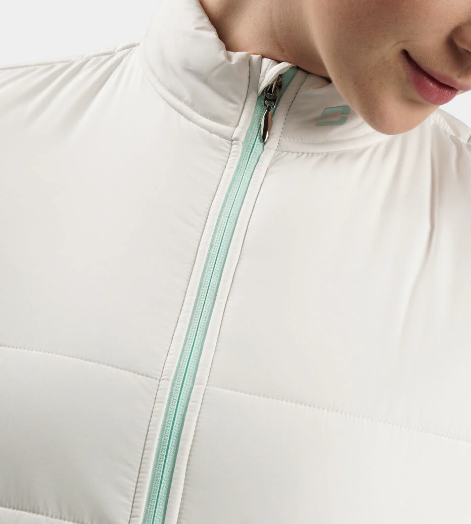 LADIES GRACIE GILET - WHITE - Image 2