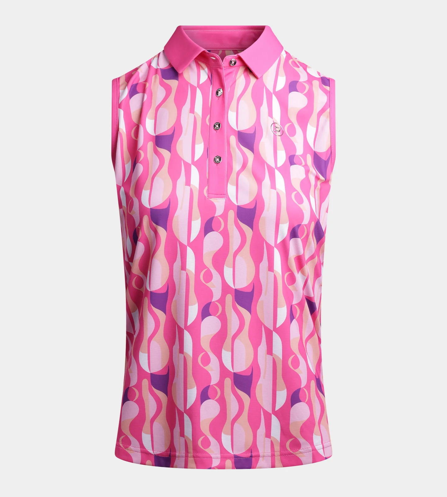 LADIES GRIFFON POLO - BRIGHT PINK - Image 6