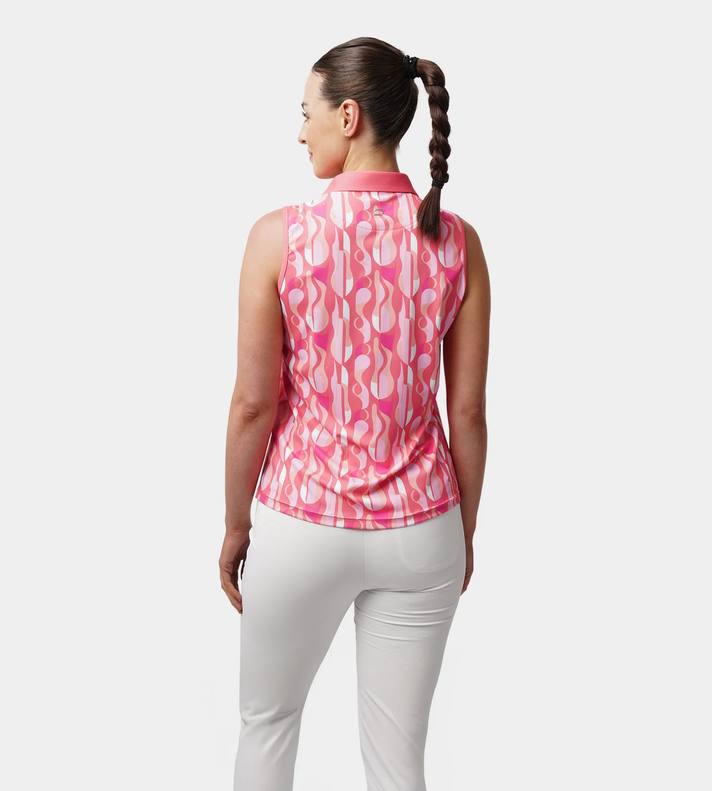 LADIES GRIFFON POLO - CORAL - Image 3