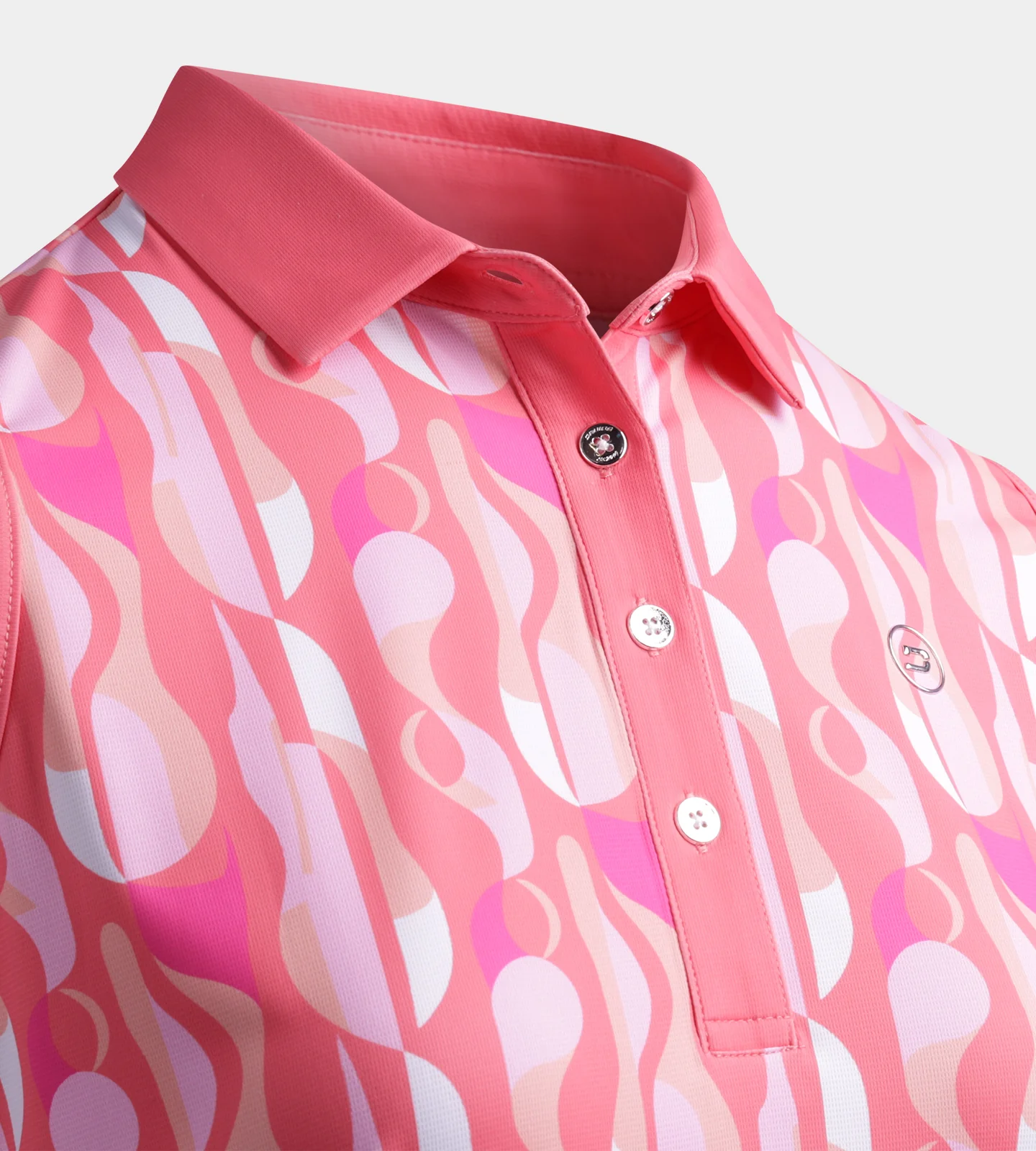 LADIES GRIFFON POLO - CORAL - Image 7