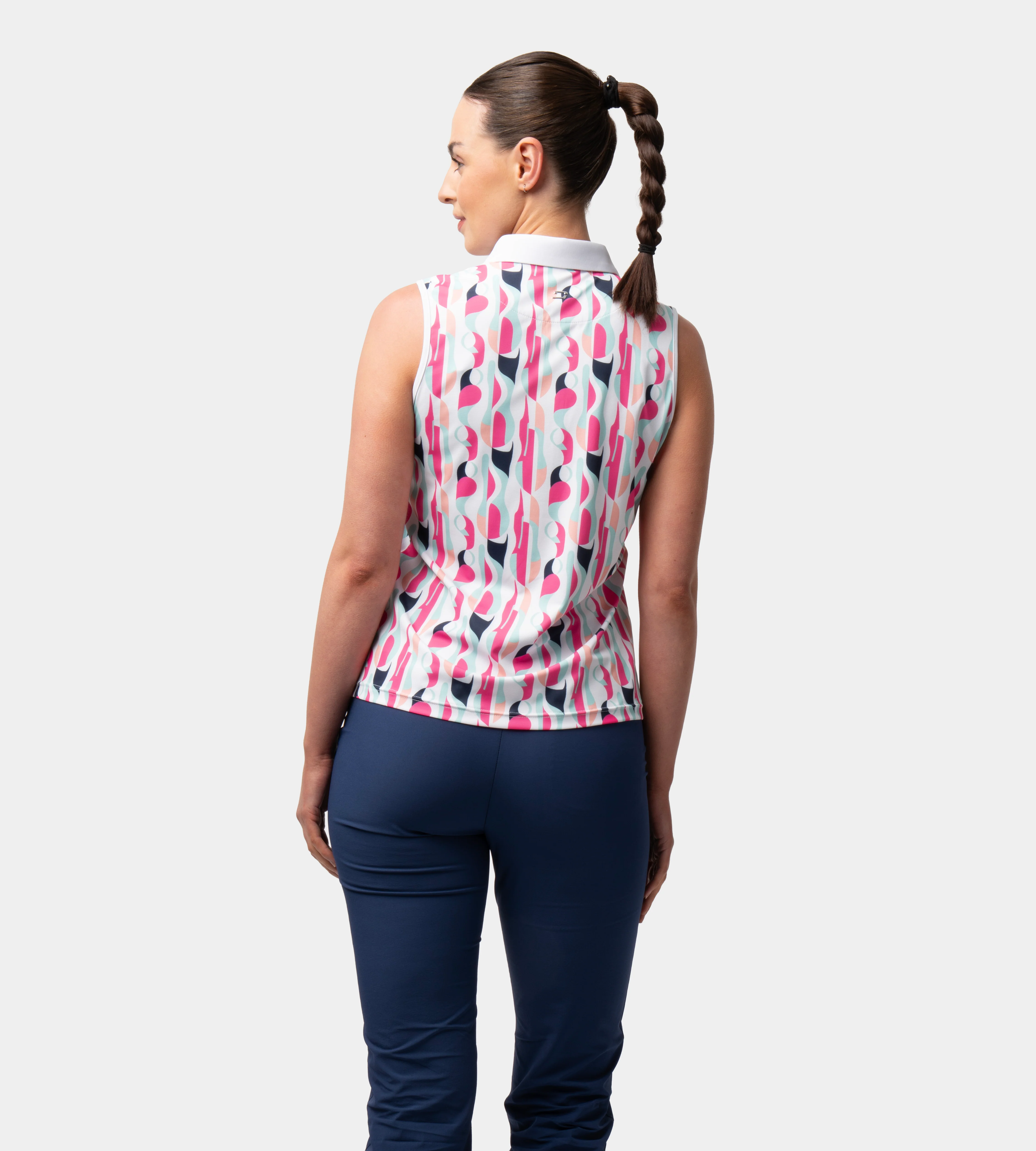 LADIES GRIFFON POLO - WHITE - Image 3