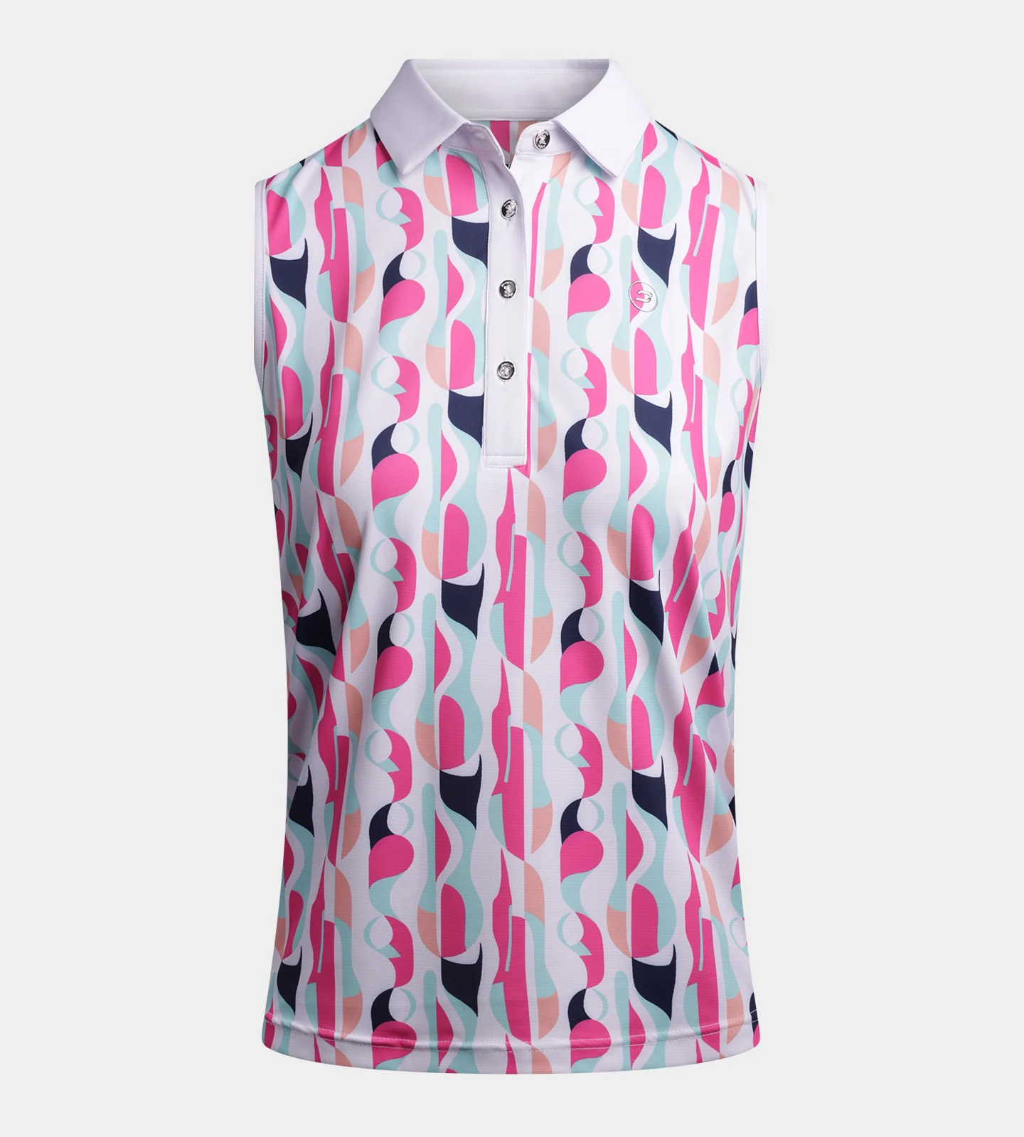 LADIES GRIFFON POLO - WHITE - Image 6