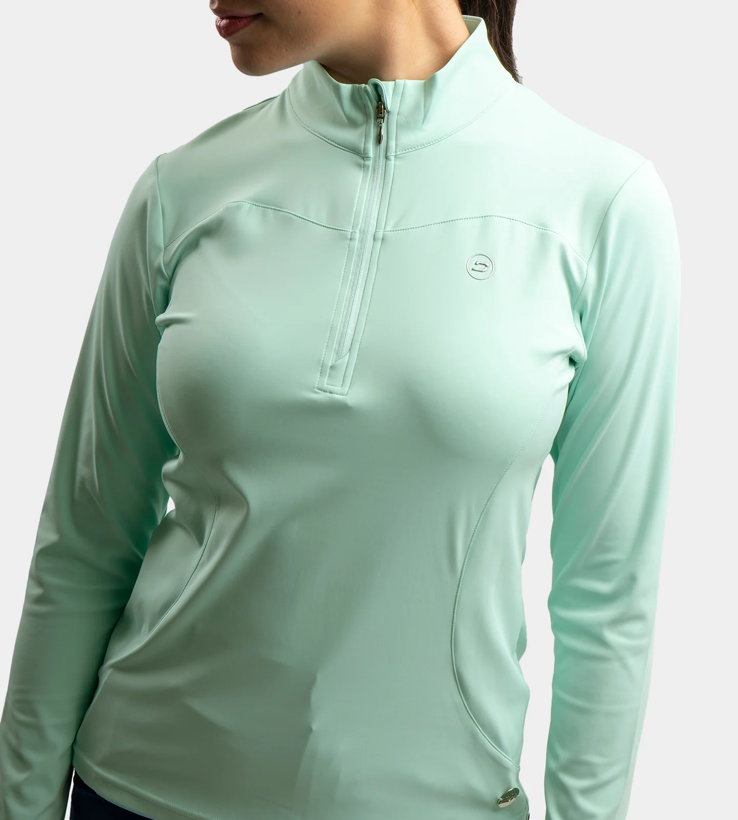 LADIES HEART MIDLAYER - MINT - Image 2