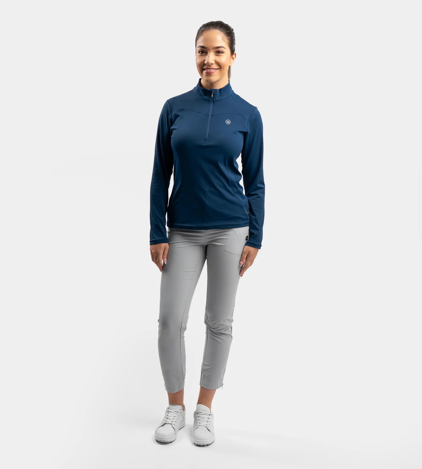 LADIES HEART MIDLAYER - NAVY - Image 6