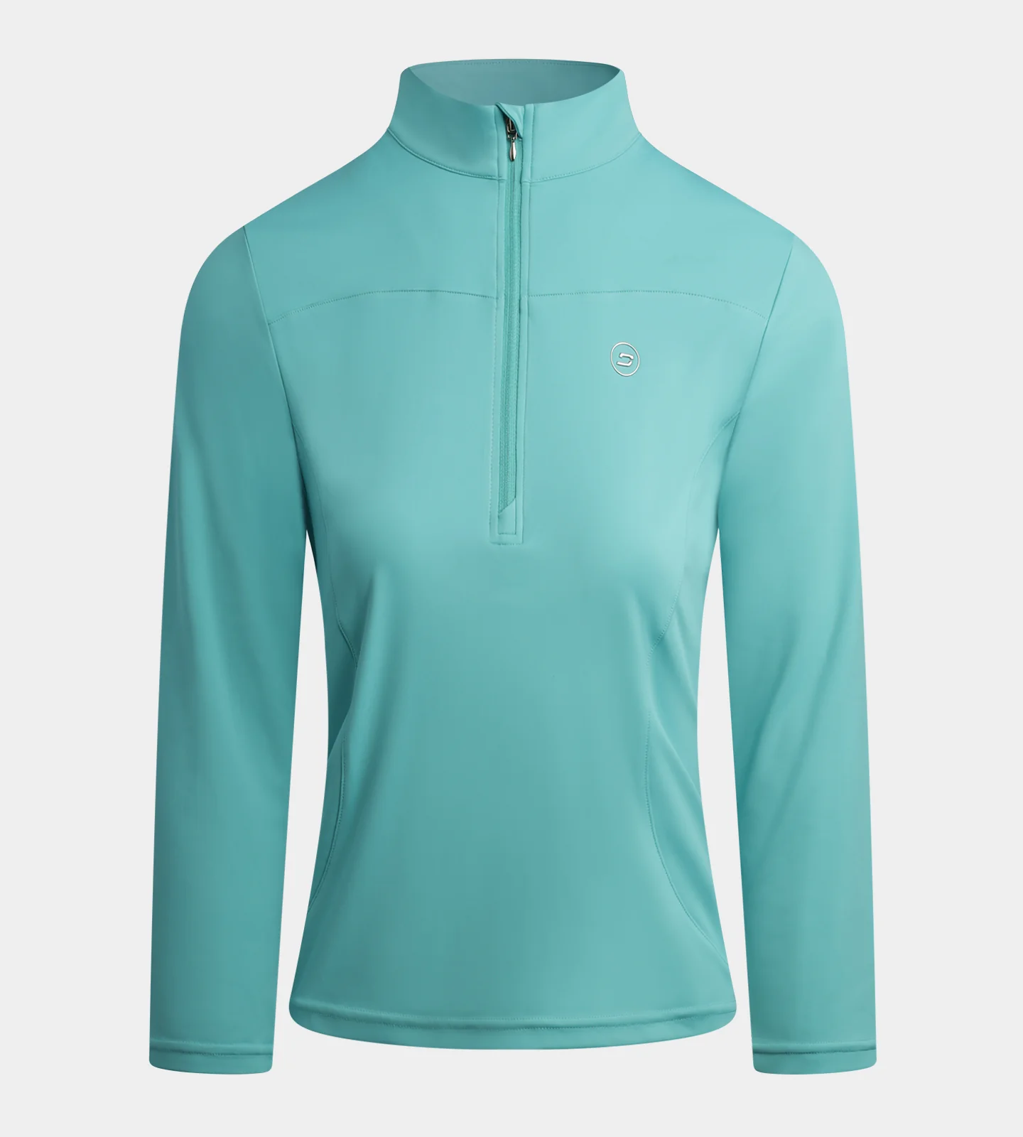 LADIES HEART MIDLAYER - TEAL - Image 3