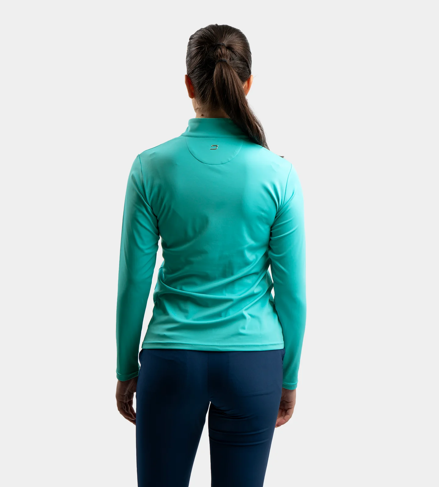 LADIES HEART MIDLAYER - TEAL - Image 4