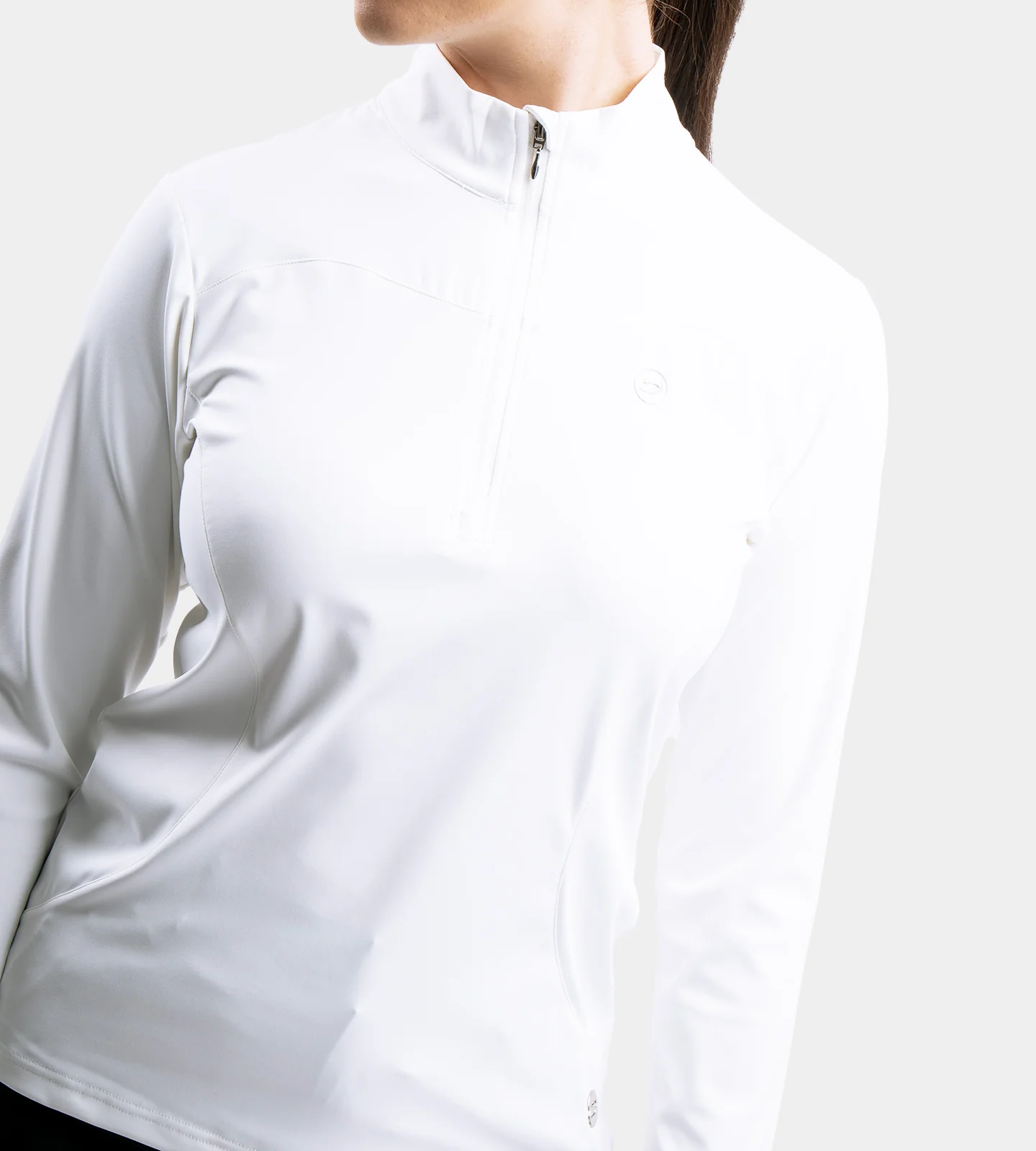 LADIES HEART MIDLAYER - WHITE - Image 2