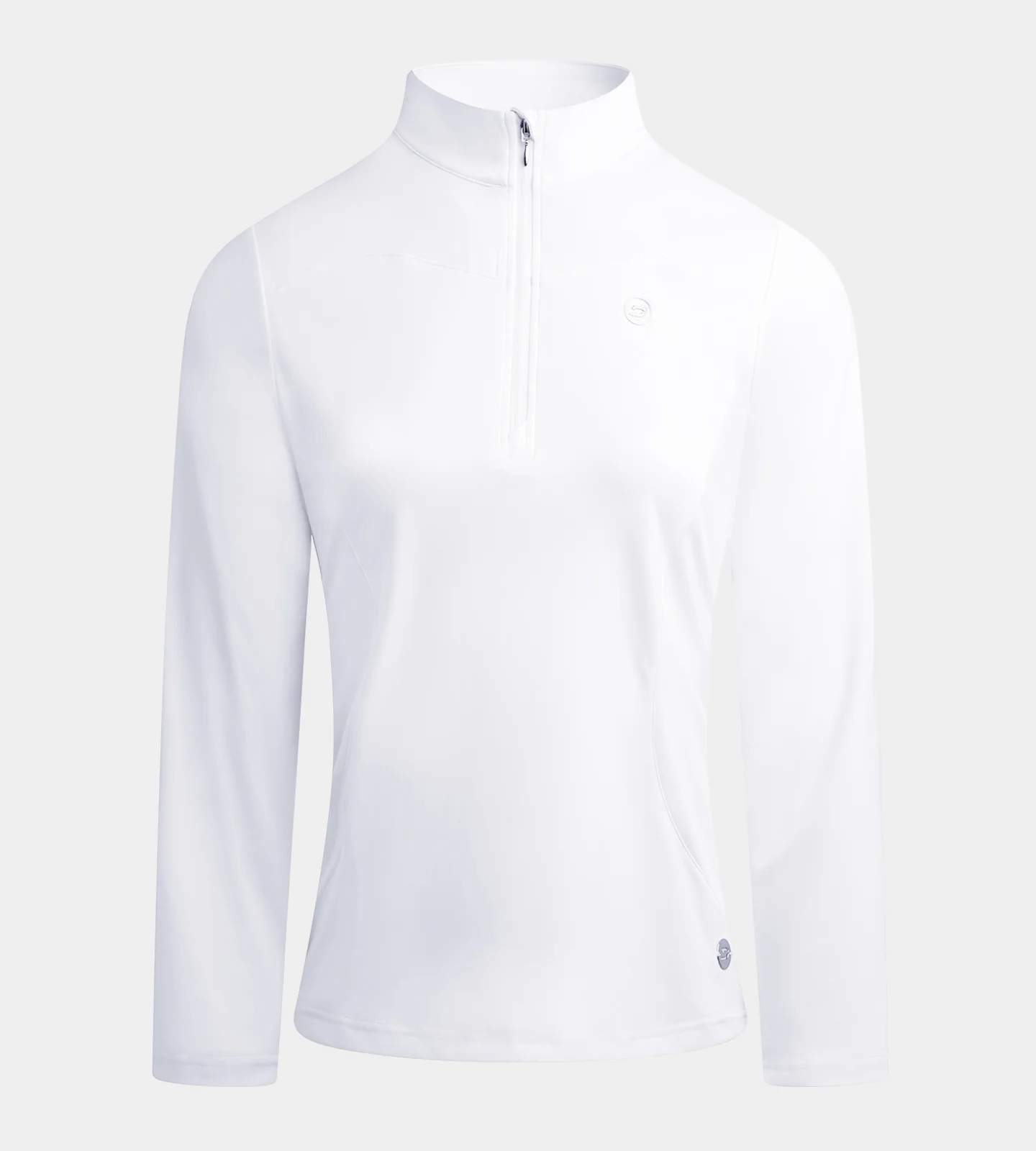 LADIES HEART MIDLAYER - WHITE - Image 3