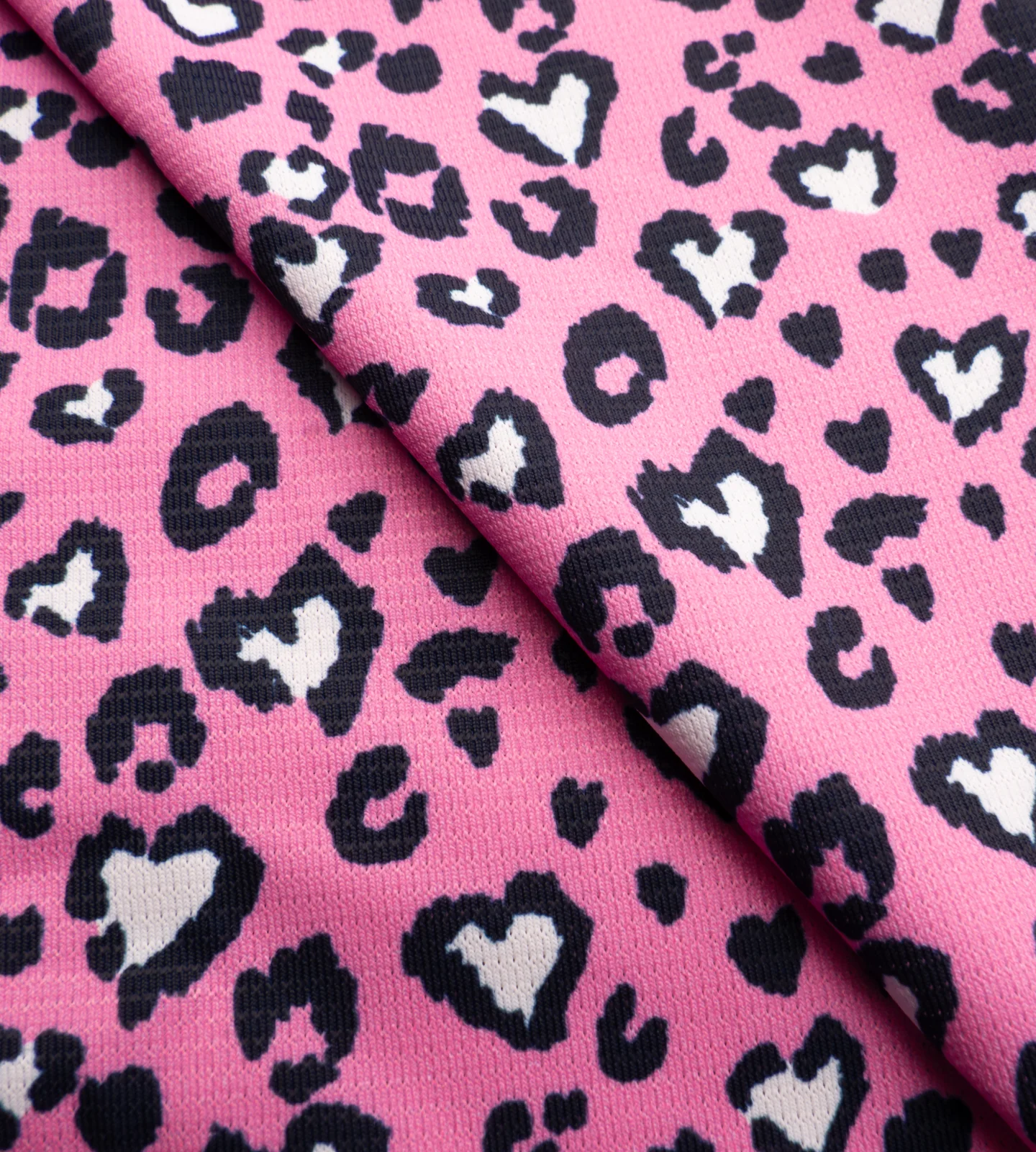 LADIES HEART POLO - PINK/NAVY - Image 5
