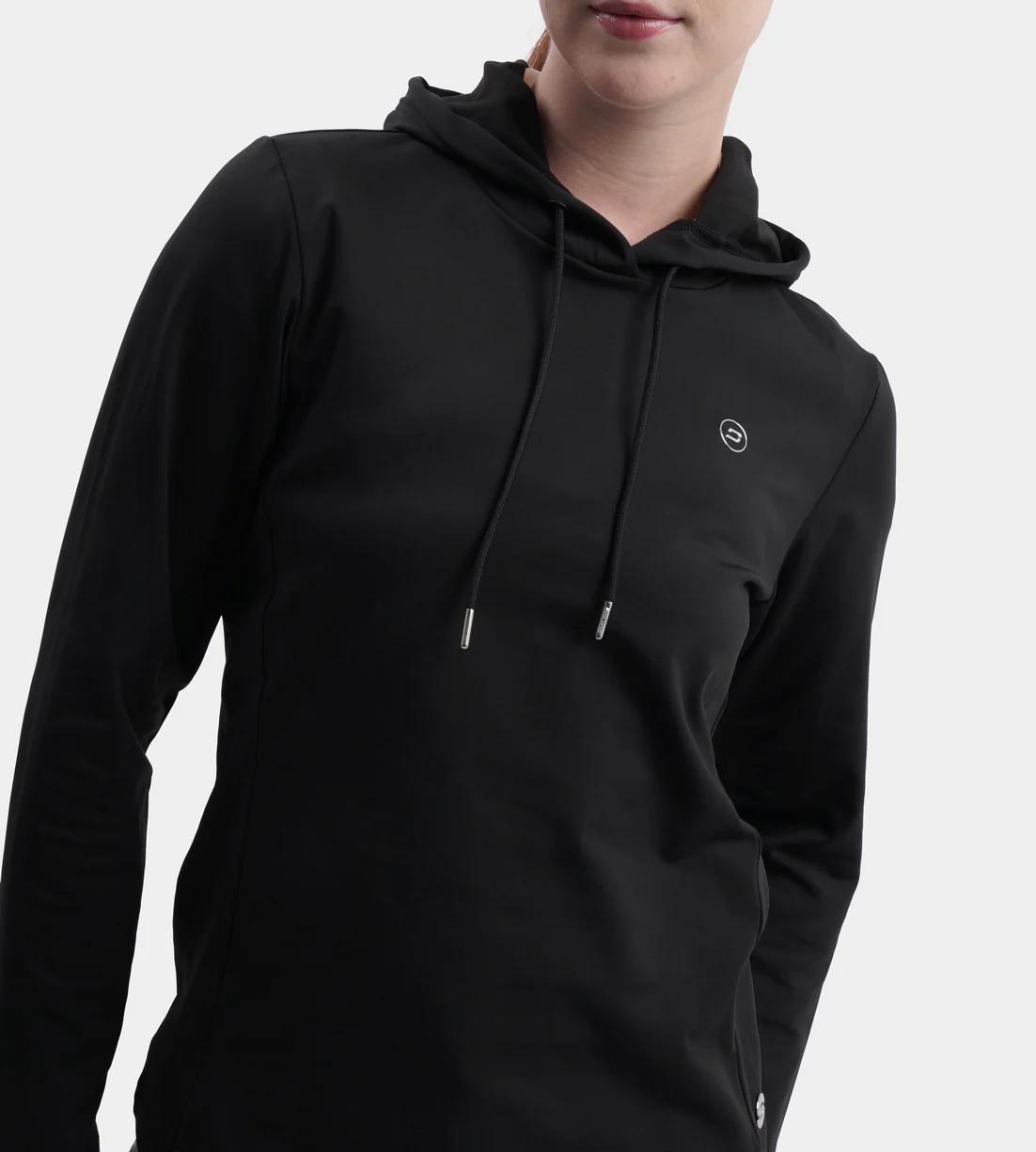 LADIES HESSIE HOODIE - BLACK - Image 3