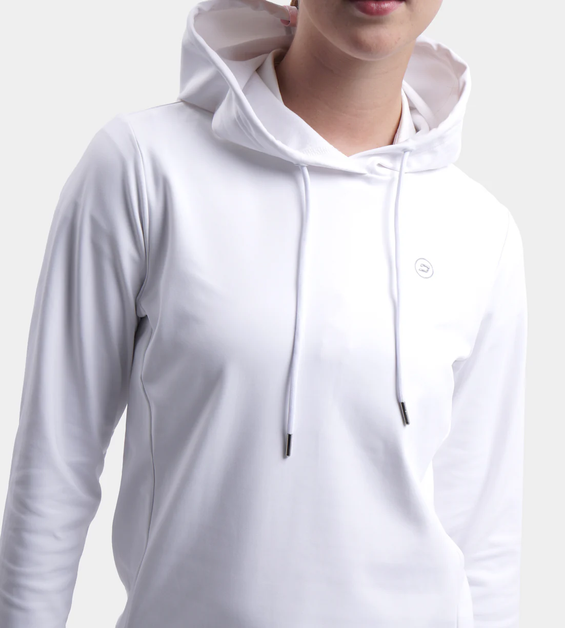 LADIES HESSIE HOODIE - WHITE - Image 3