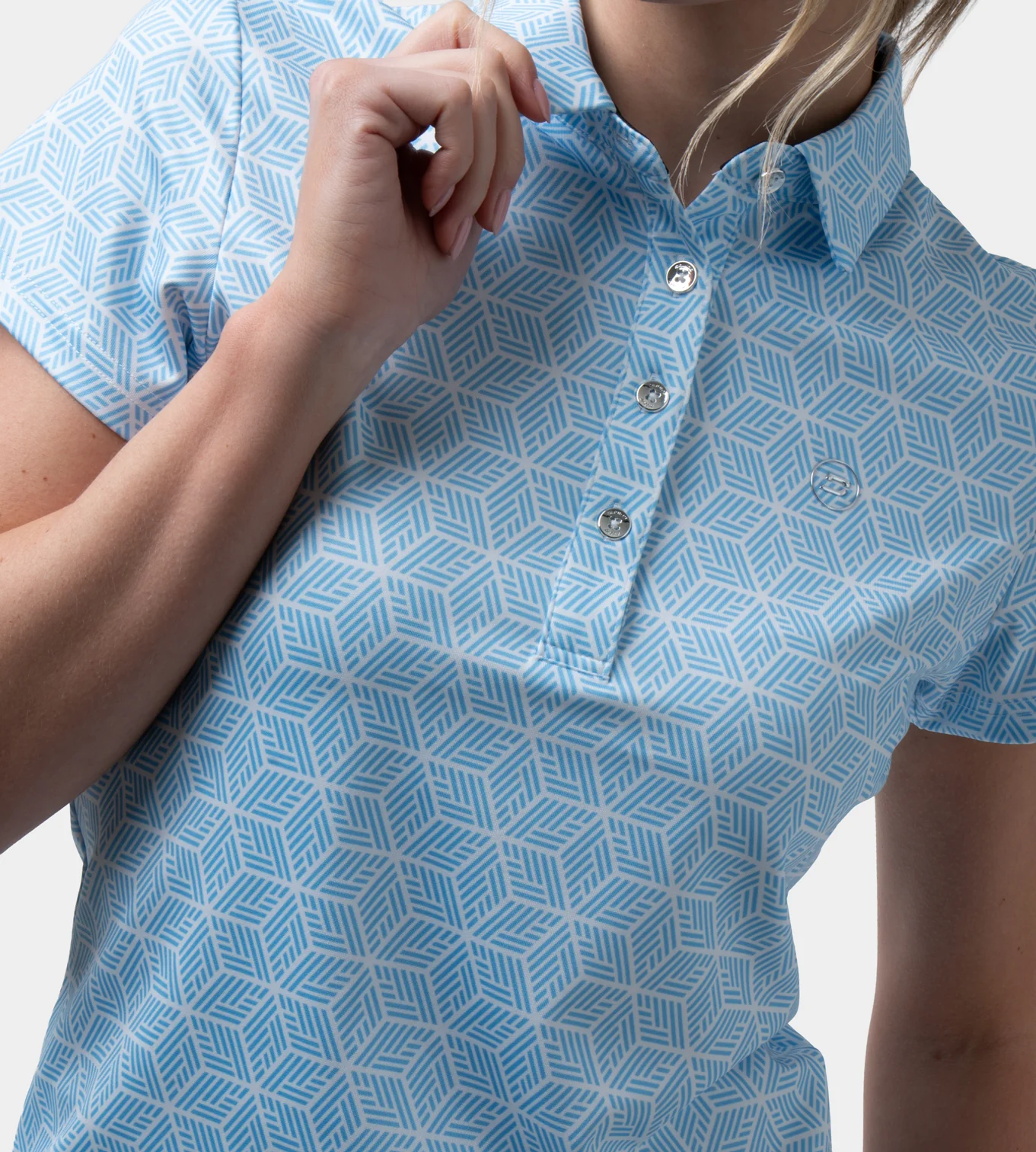 LADIES KAPALUA POLO - BLUE - Image 4