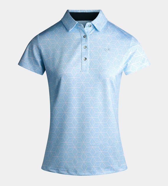LADIES KAPALUA POLO - BLUE - Image 5