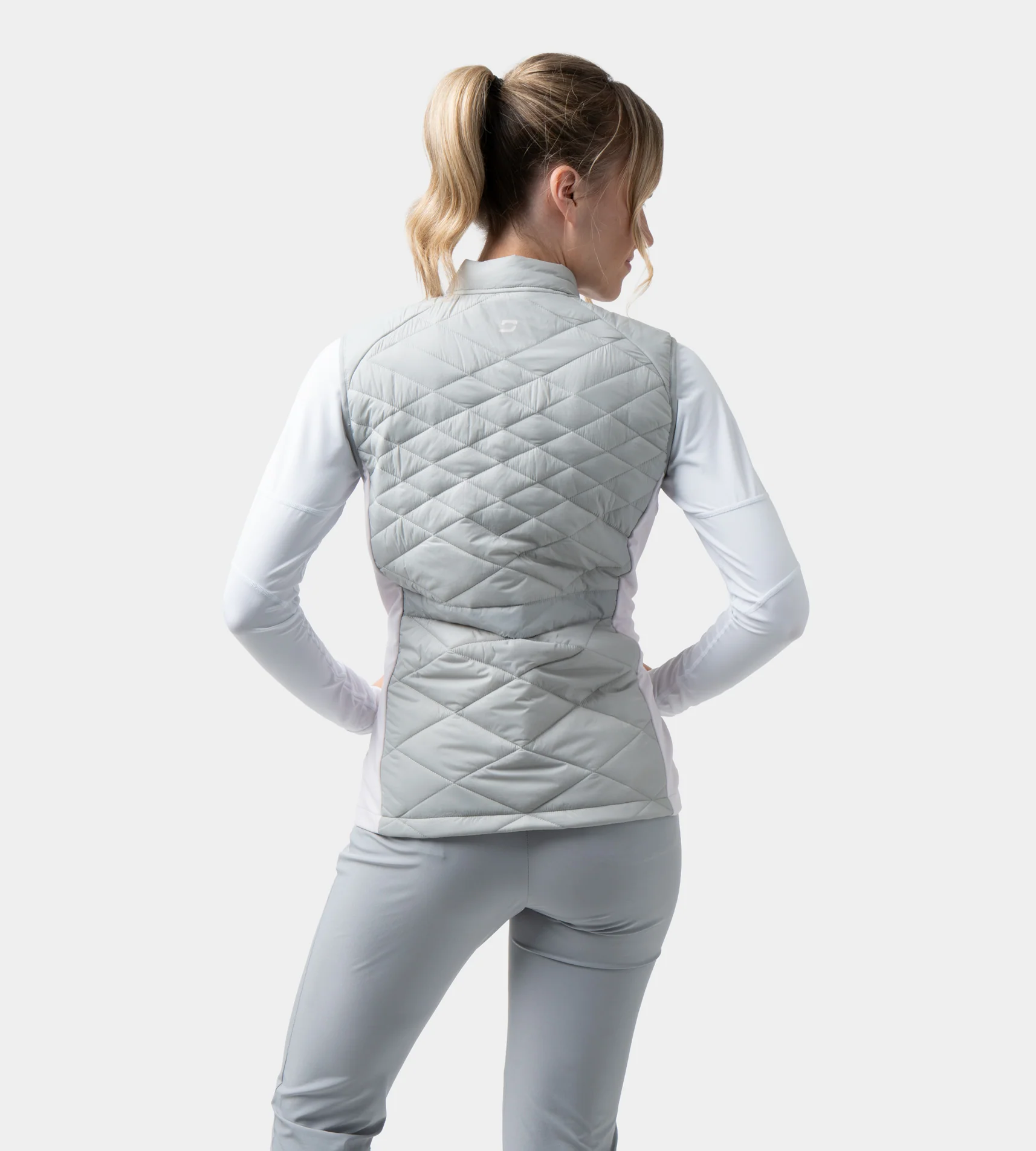 LADIES KATIE GILET - GREY - Image 3