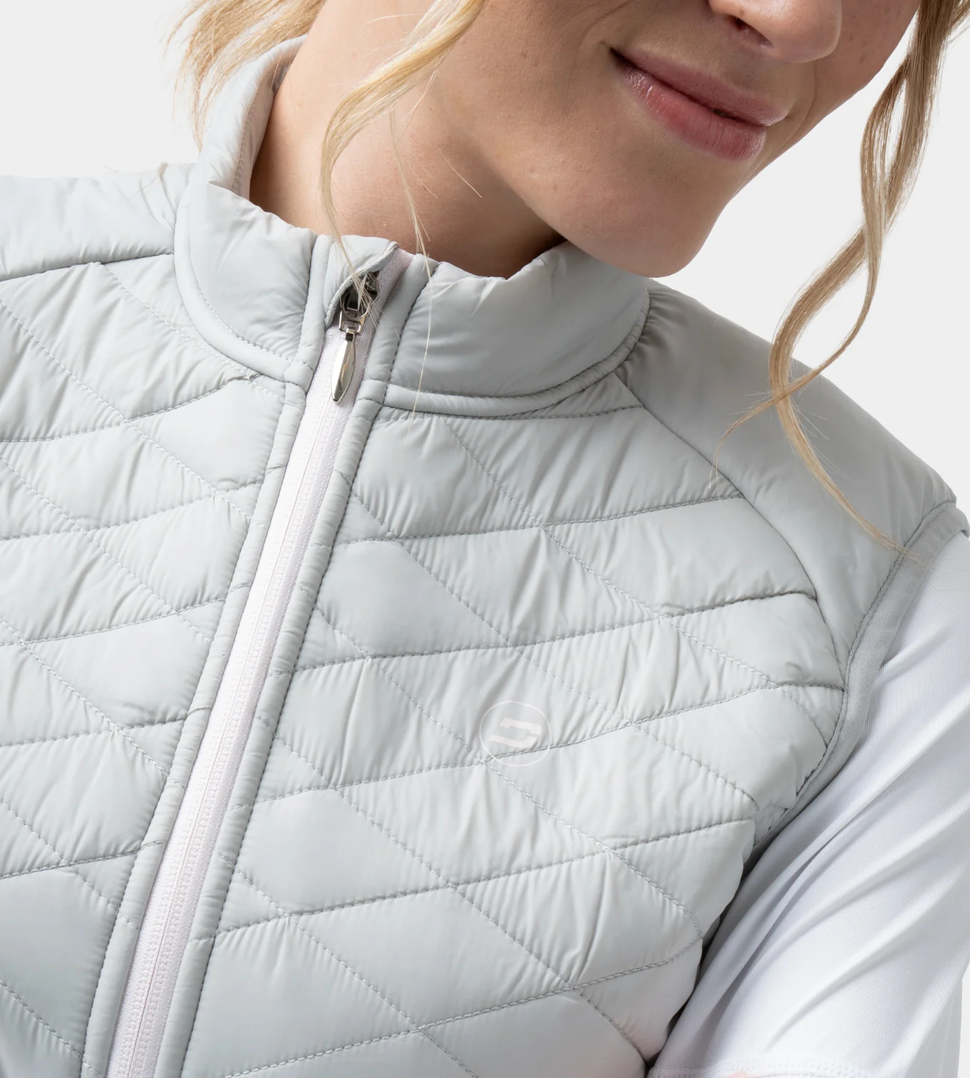LADIES KATIE GILET - GREY - Image 4