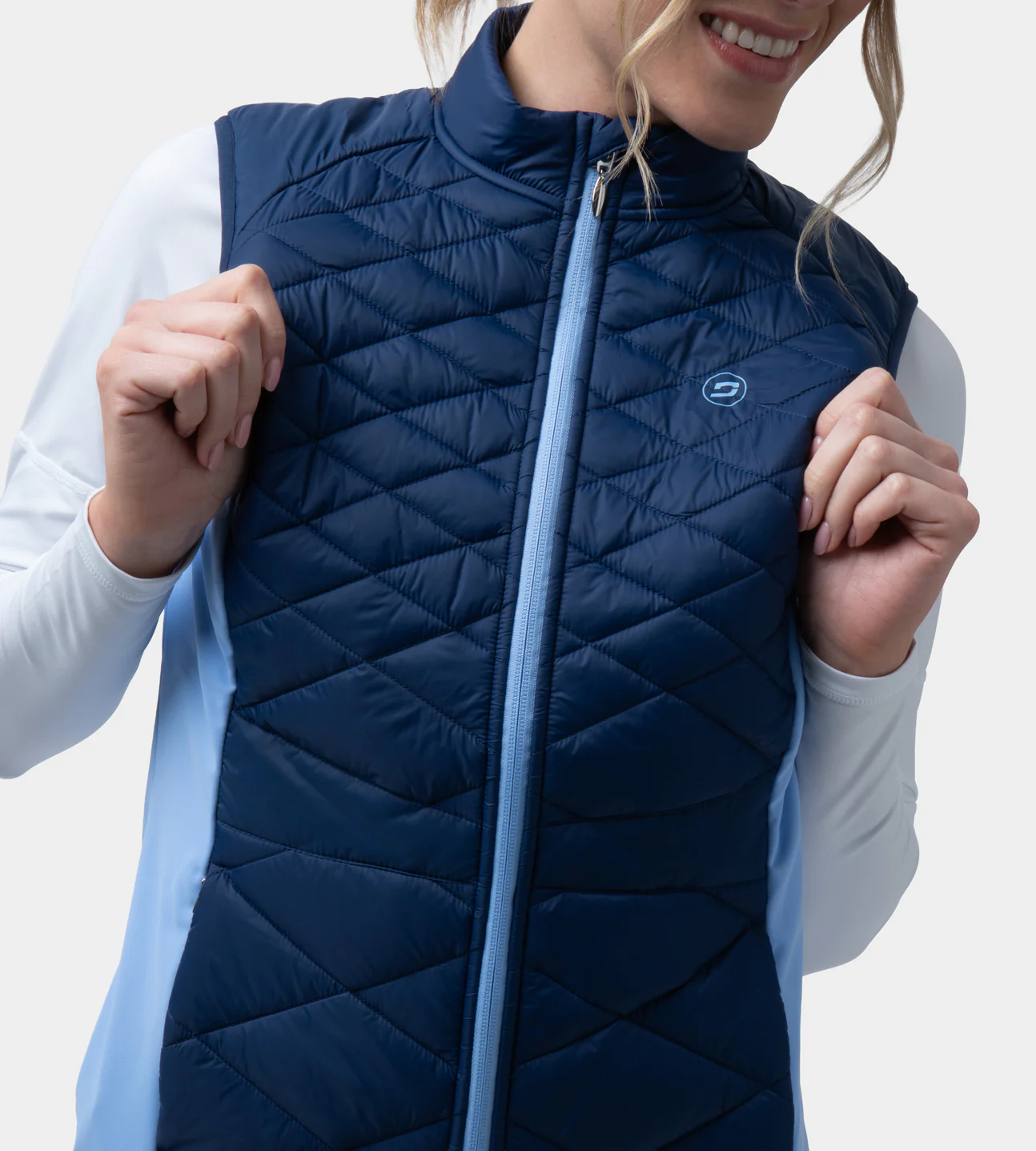 LADIES KATIE GILET - NAVY - Image 2