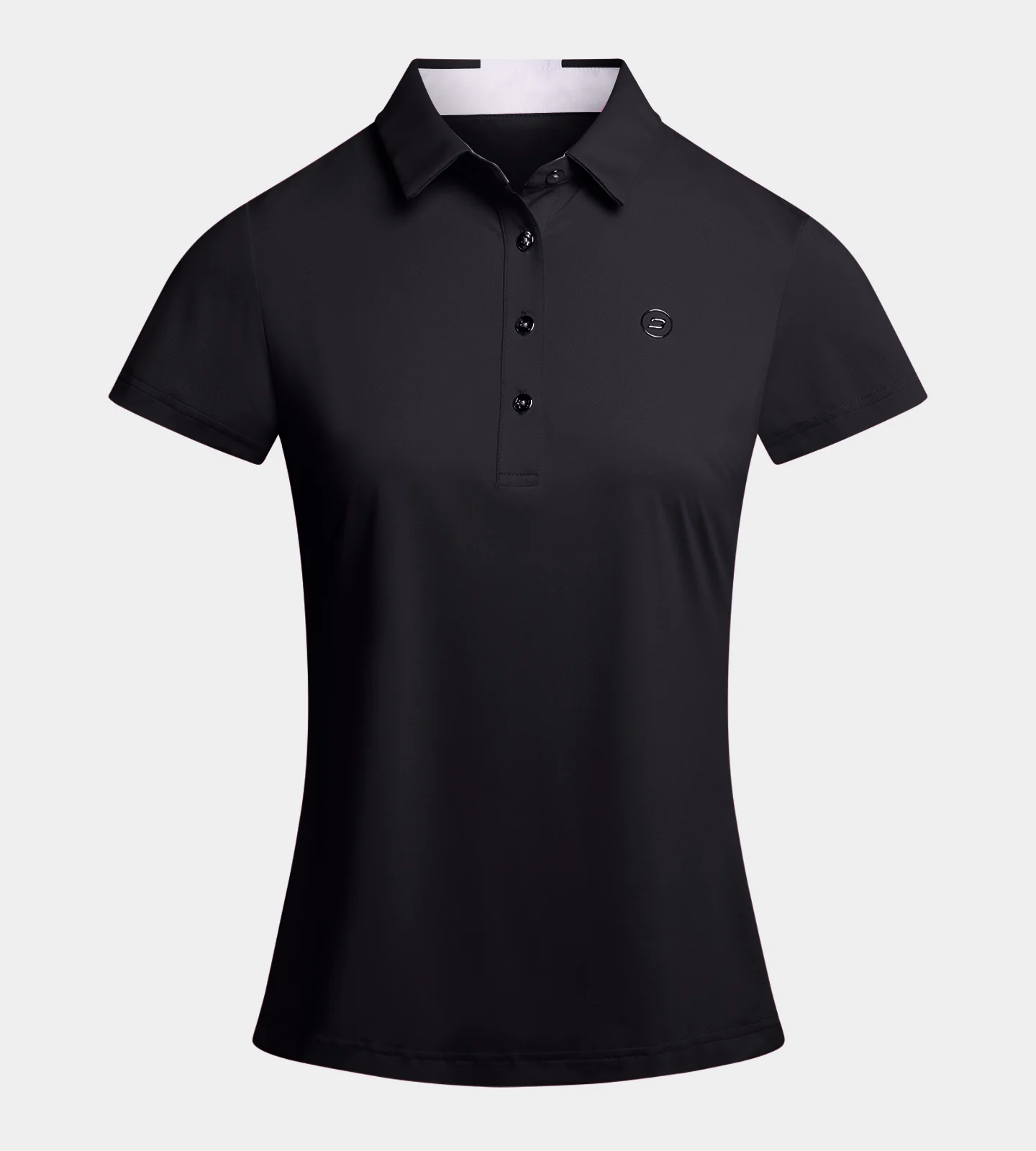 LADIES LEGACY POLO - BLACK - Image 5
