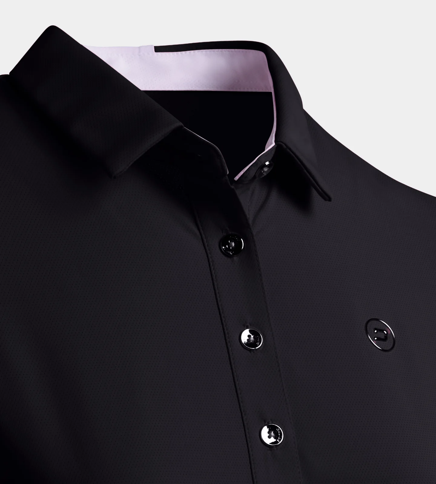 LADIES LEGACY POLO - BLACK - Image 7